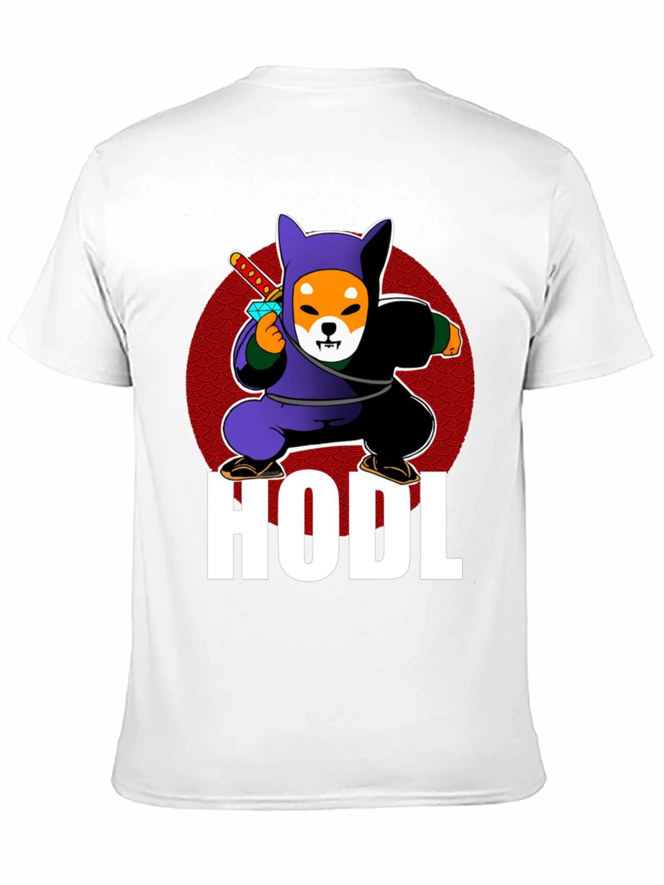 HODL Shiba Inu Ninja T-Shirt Crypto