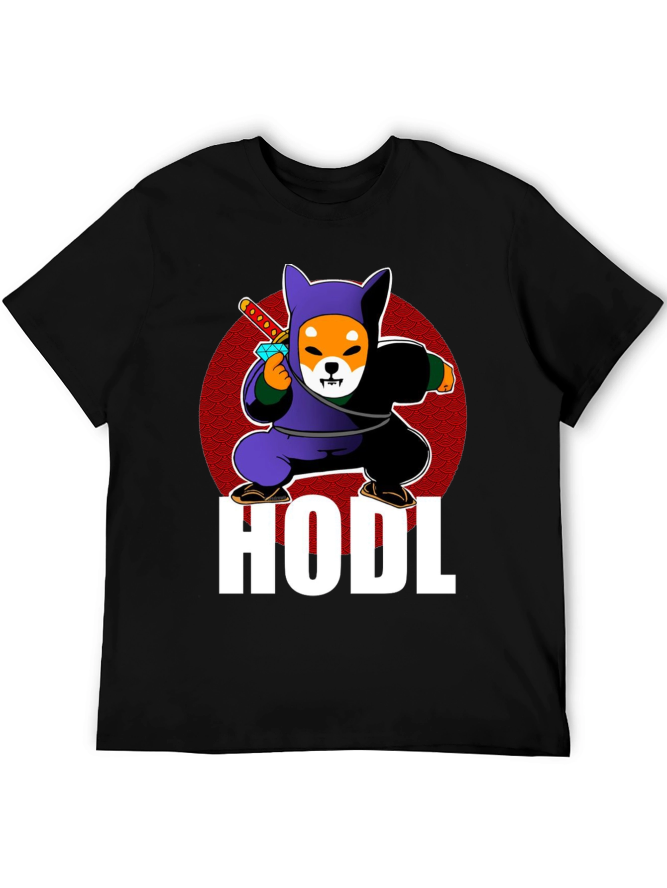 HODL Shiba Inu Ninja T-Shirt Crypto