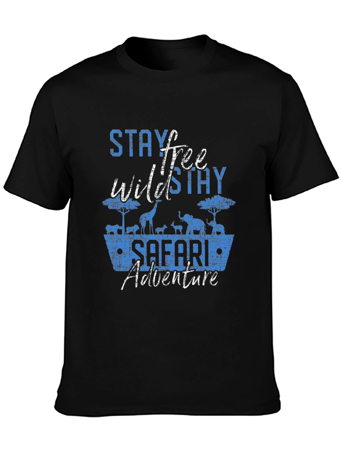 Stay Wild Free Safari Adventure Graphic Tee