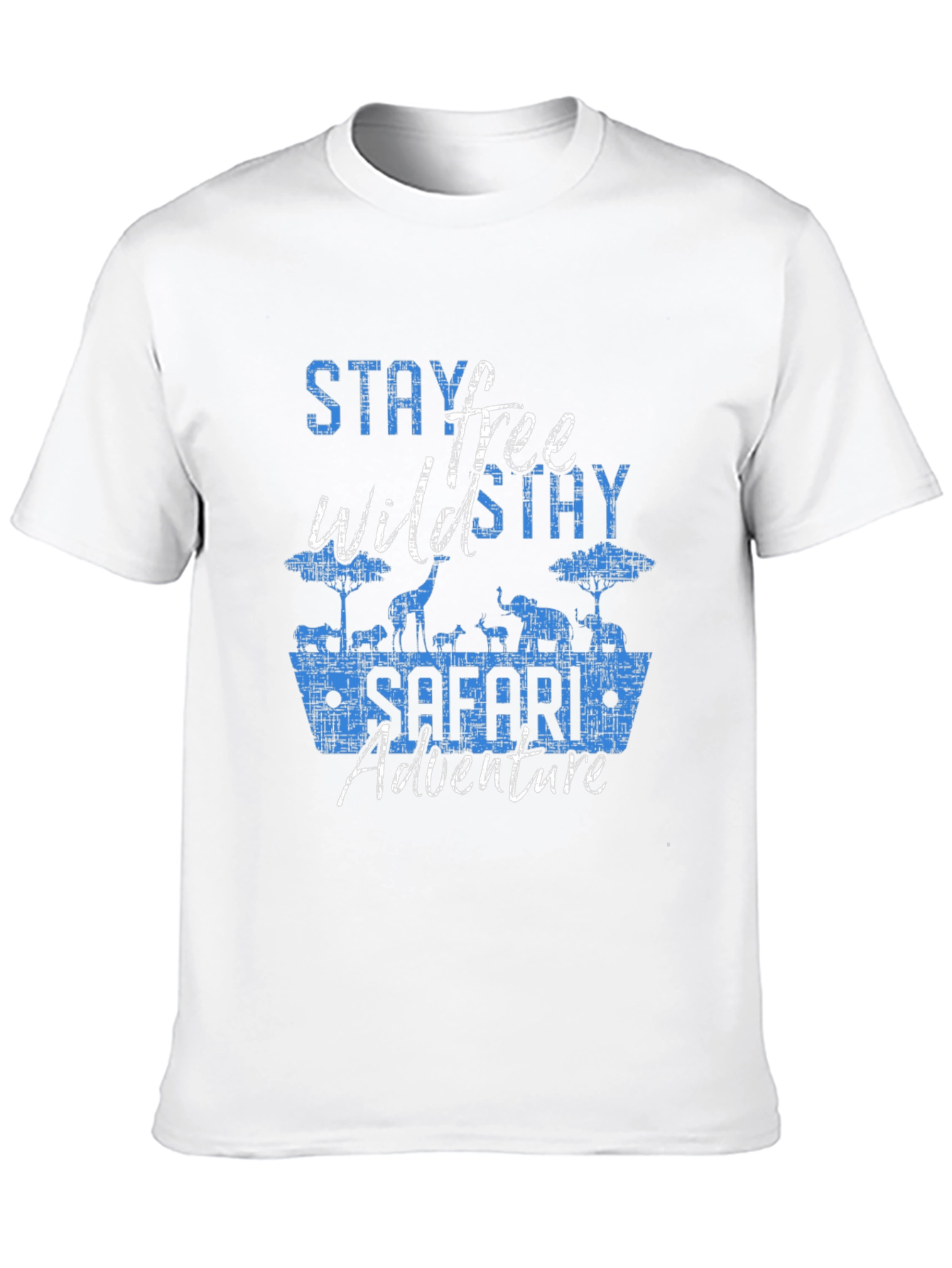 Stay Wild Free Safari Adventure Graphic Tee