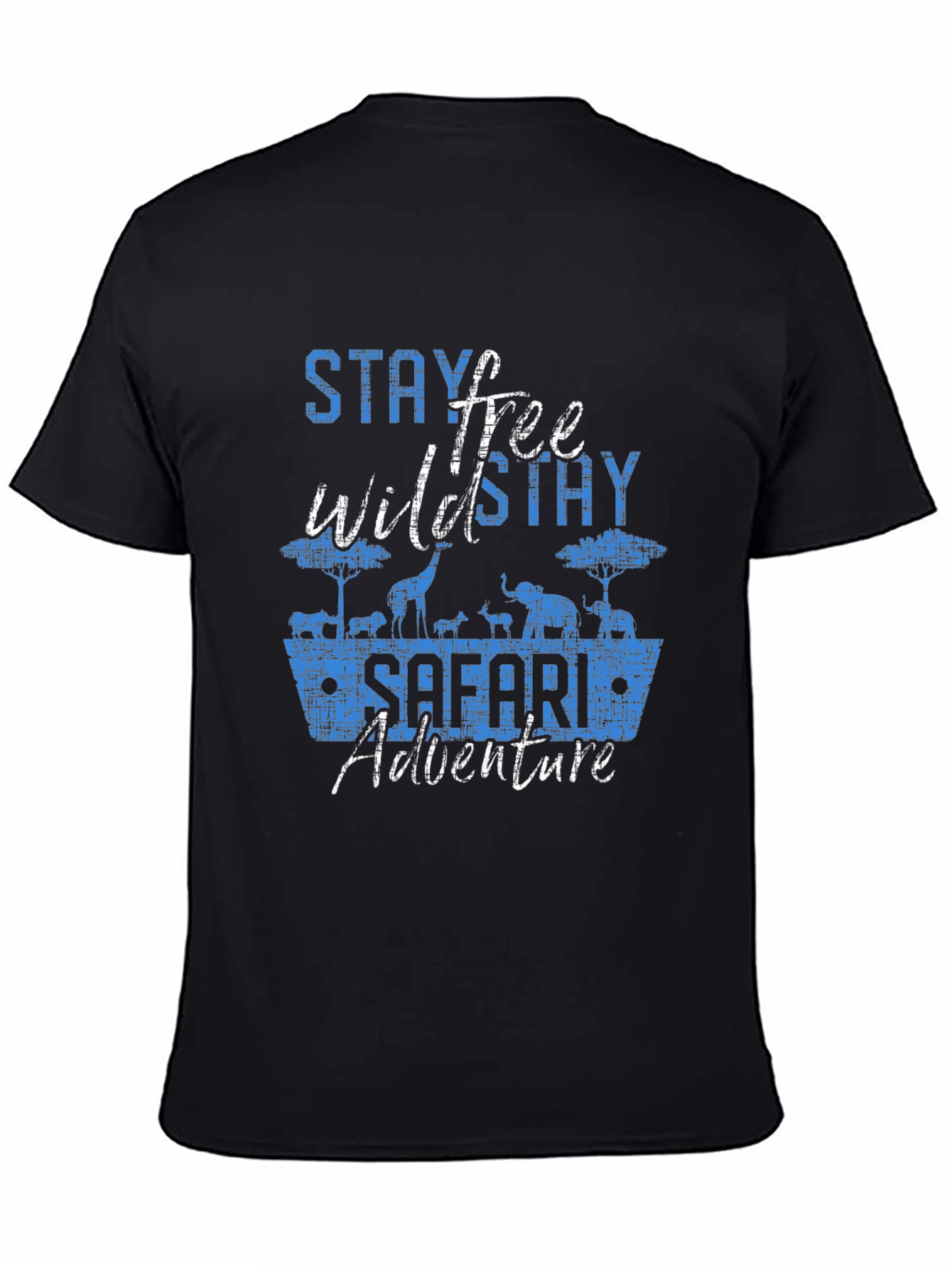 Stay Wild Free Safari Adventure Graphic Tee
