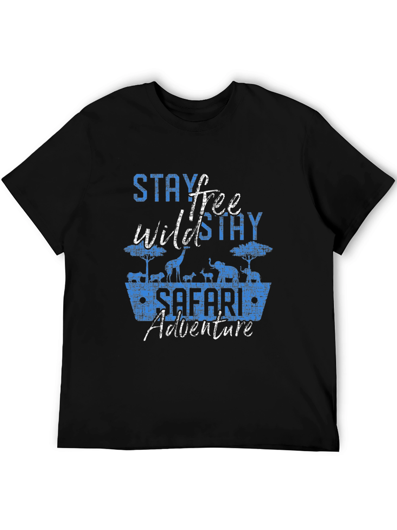 Stay Wild Free Safari Adventure Graphic Tee