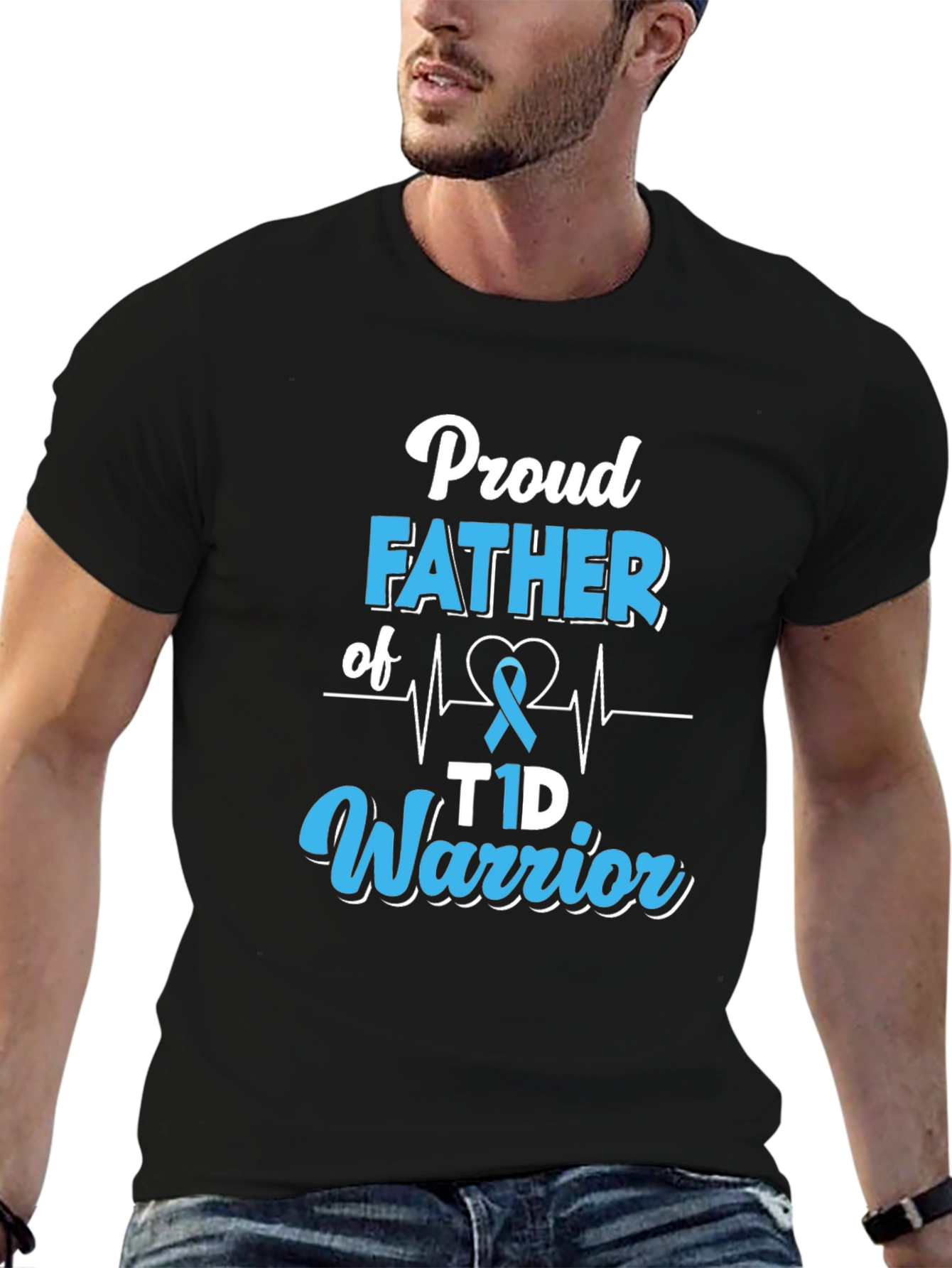 Proud Father of T1D Warrior T-Shirt