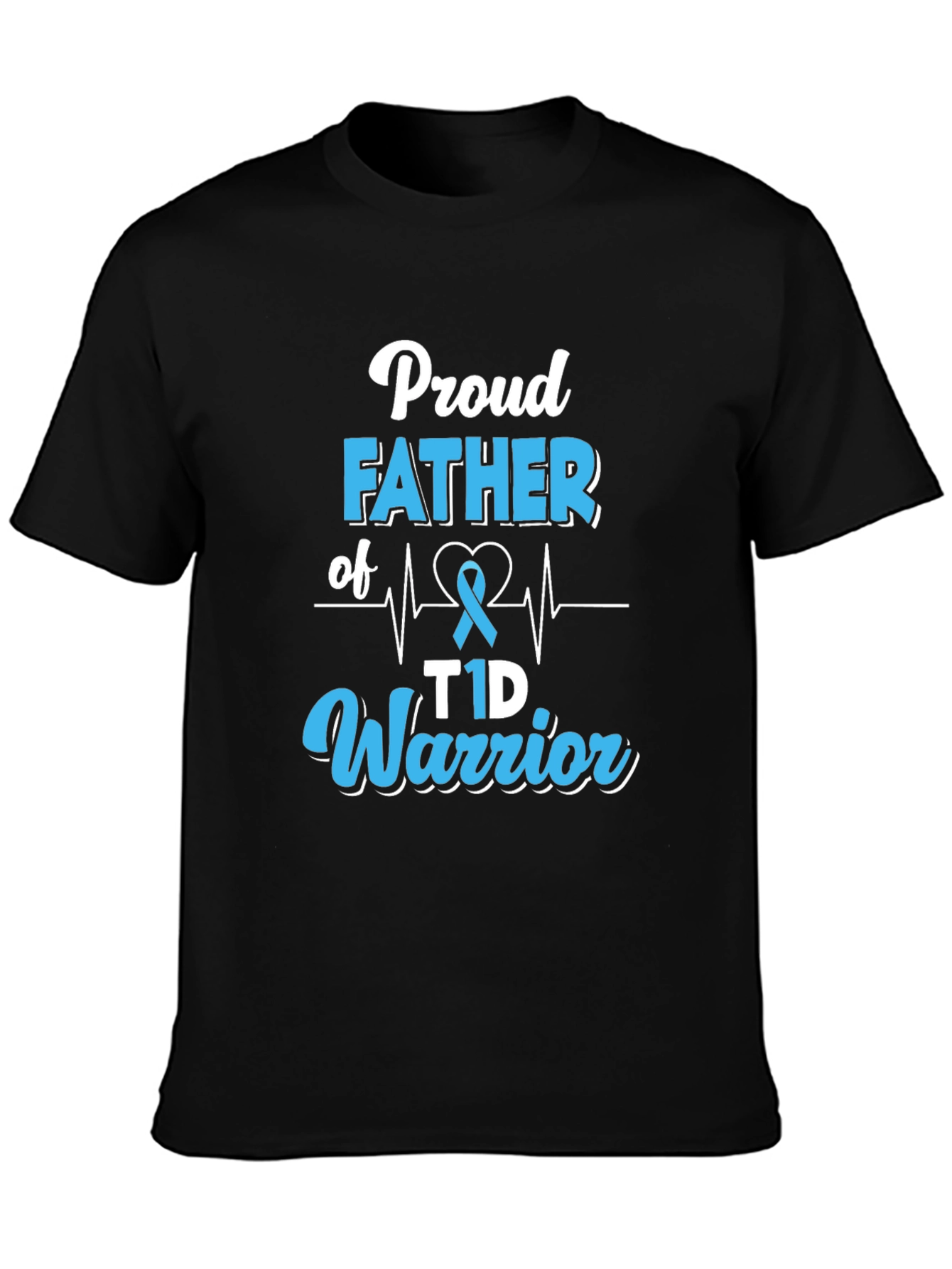 Proud Father of T1D Warrior T-Shirt