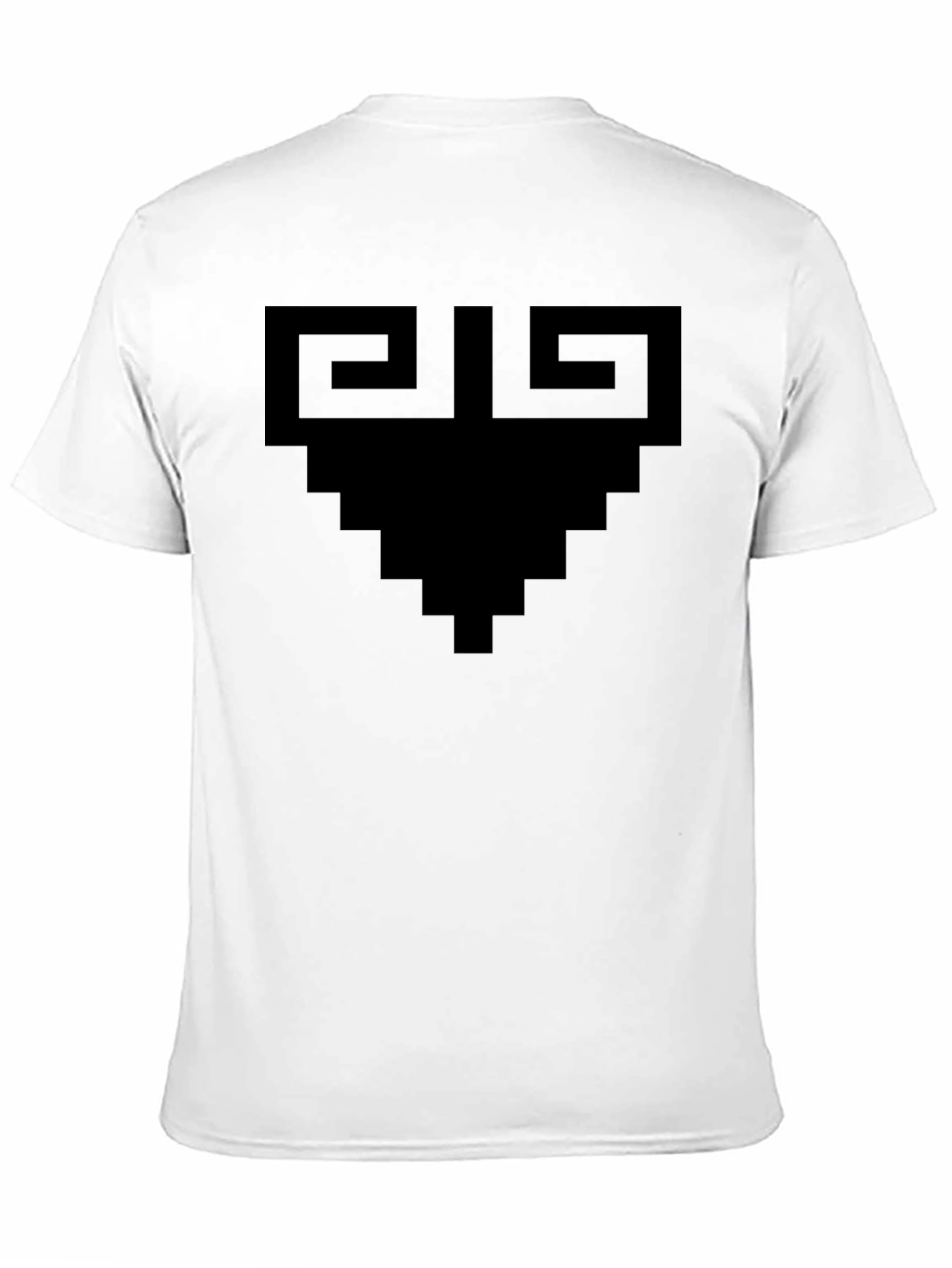 Pixel Heart Black T-Shirt - Gamer Style