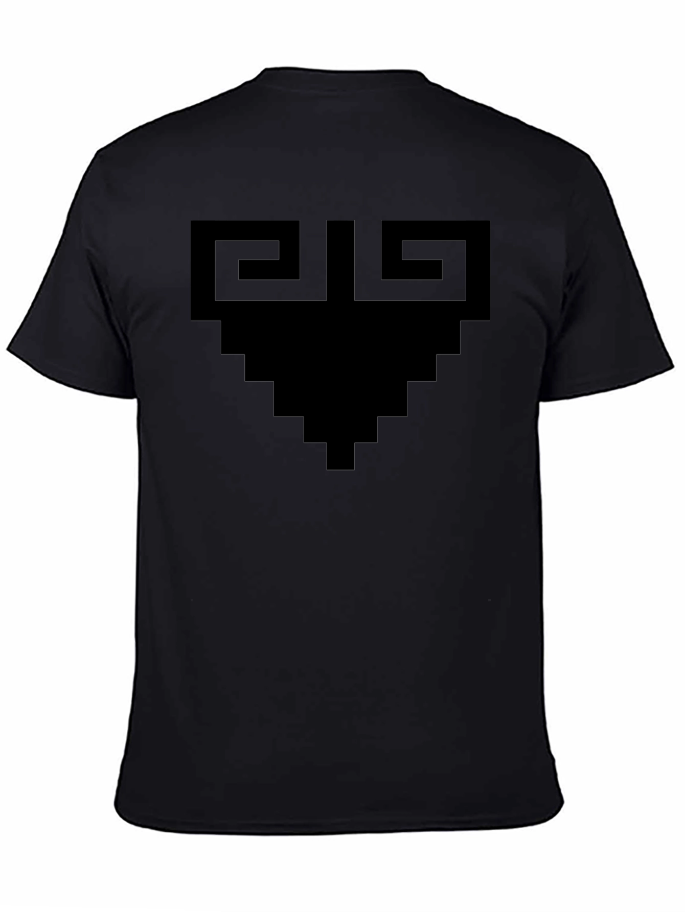 Pixel Heart Black T-Shirt - Gamer Style