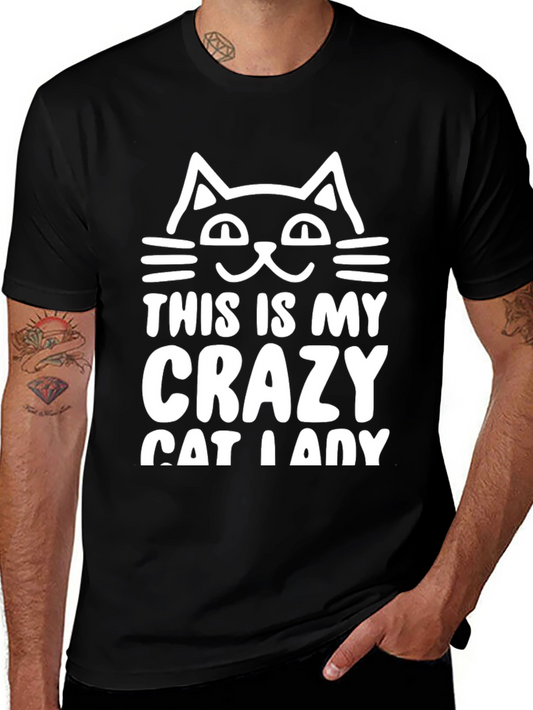 Crazy Cat Lady T-Shirt - Novelty Tee