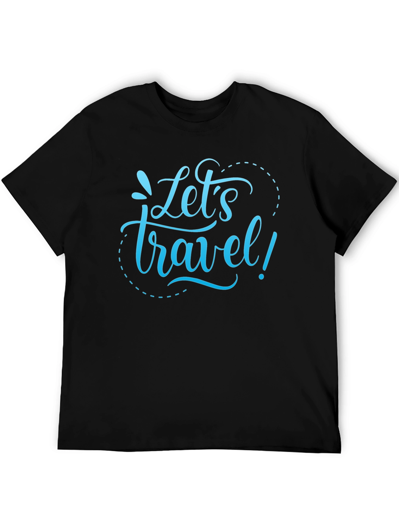 Lets Travel Graphic T-Shirt -  Stylish Adventure Tee