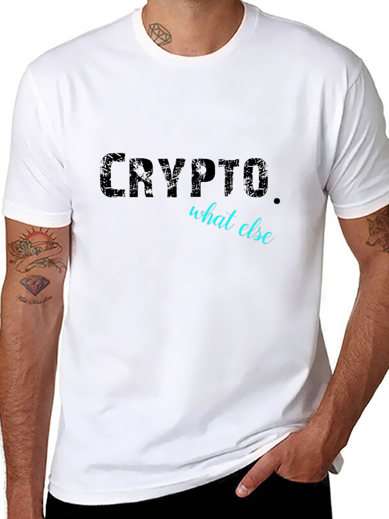 Crypto What Else? Mens Graphic Tee