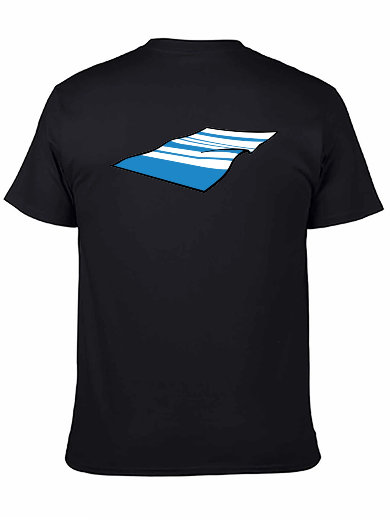 Striped Towel Graphic Tee - Casual Cool