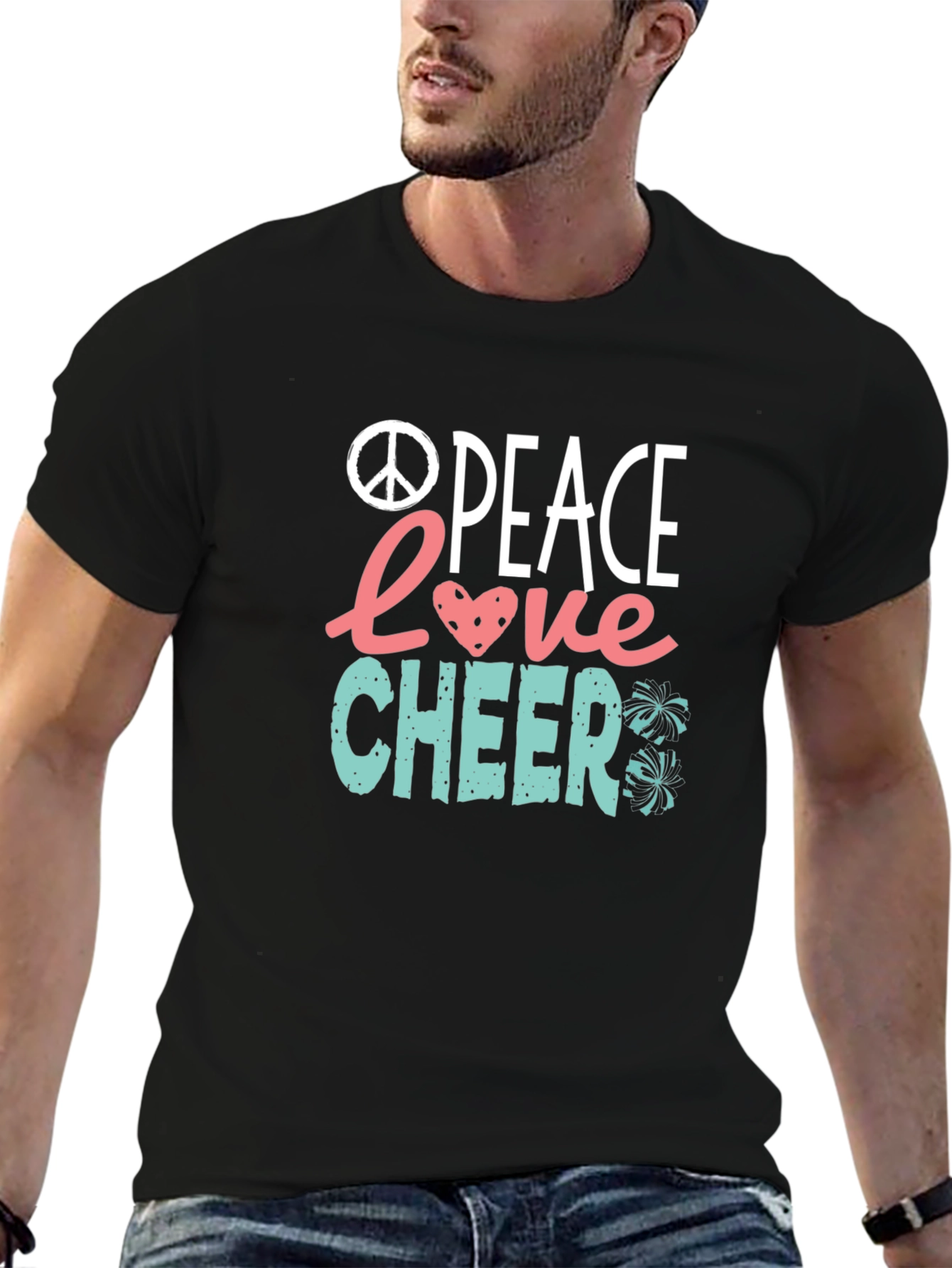 Peace Love Cheer T-Shirt