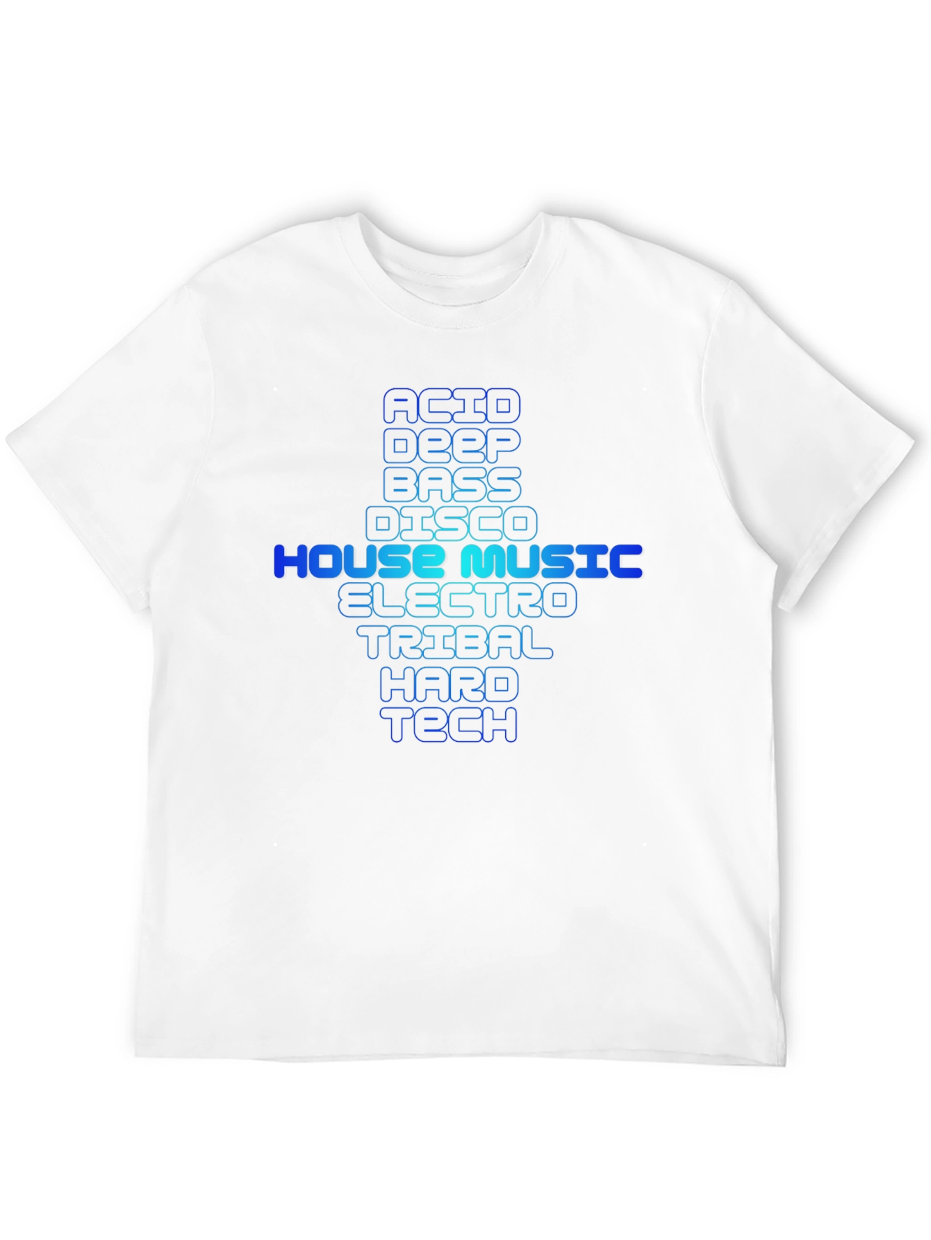Music Genre T-Shirt - Acid House Techno