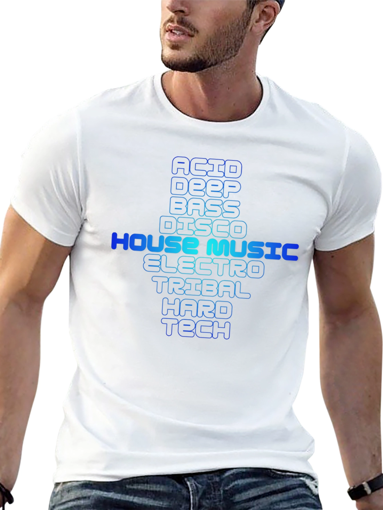 Music Genre T-Shirt - Acid House Techno