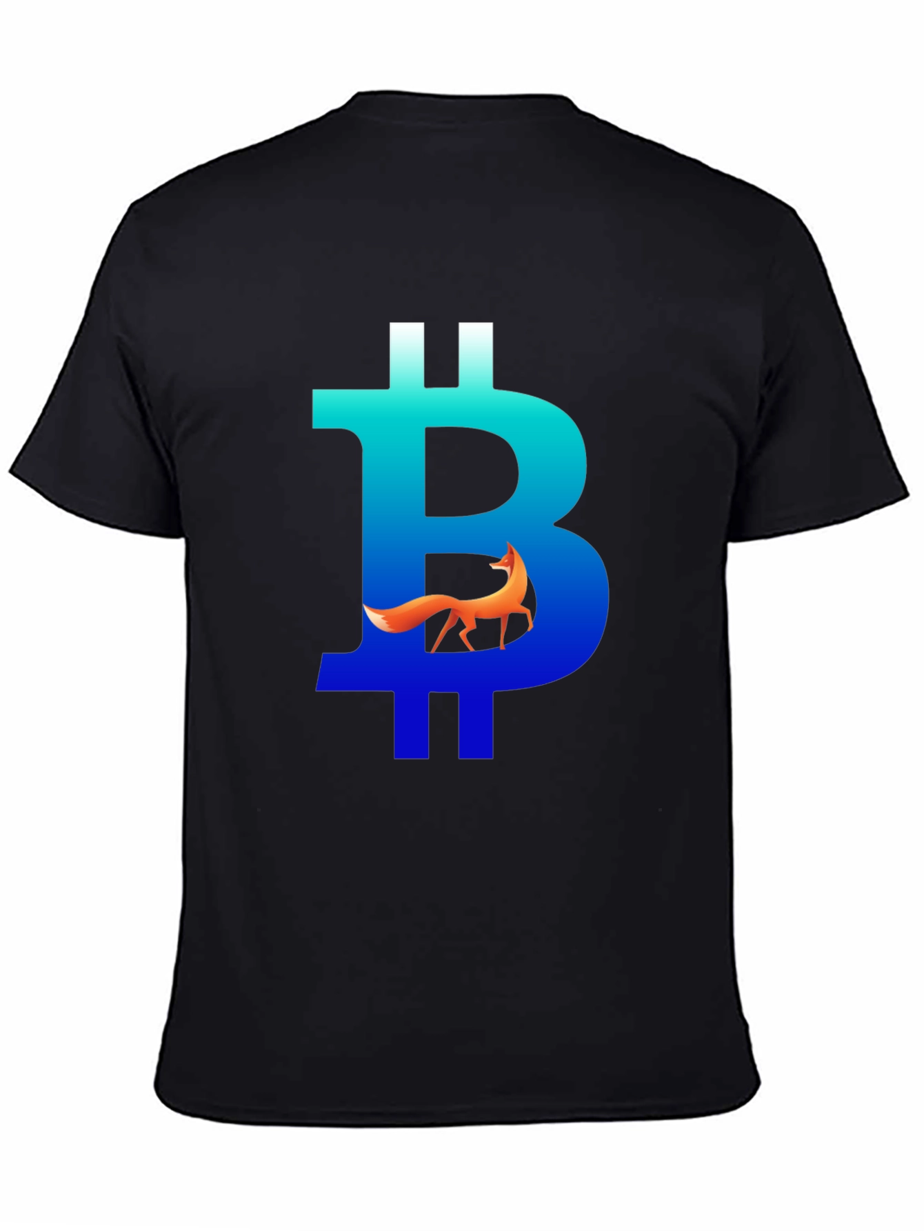 Bitcoin Fox Graphic Tee - Crypto Style
