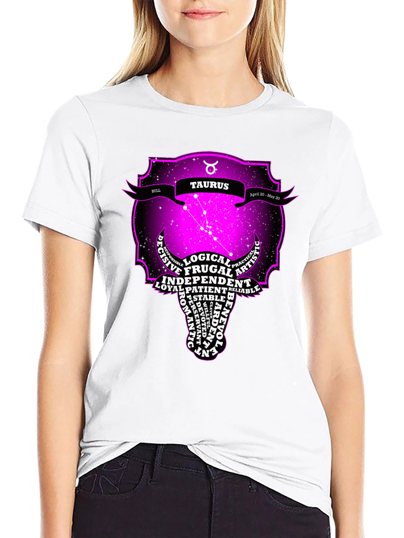 Taurus Zodiac Sign Graphic T-Shirt