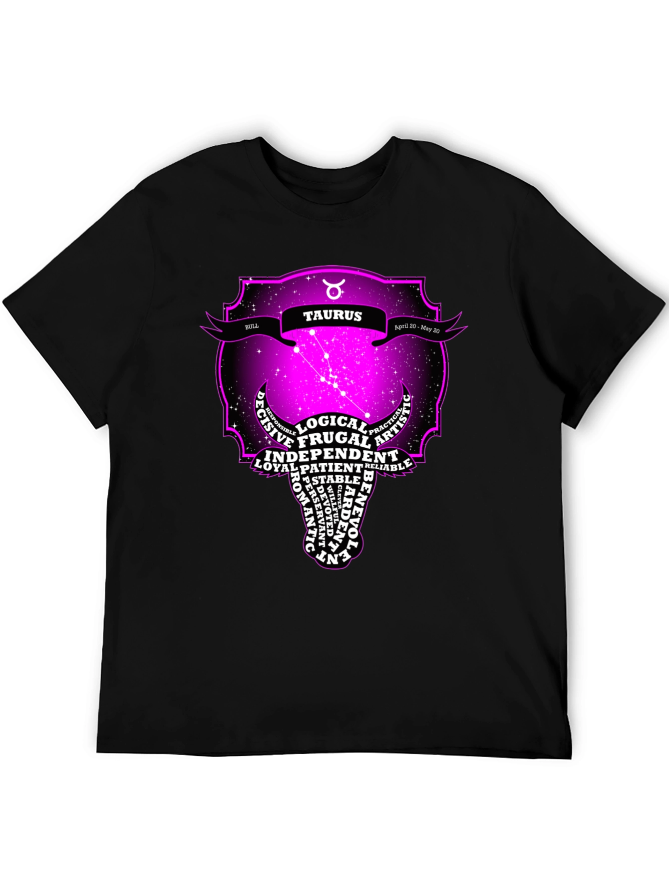 Taurus Zodiac Sign Graphic T-Shirt