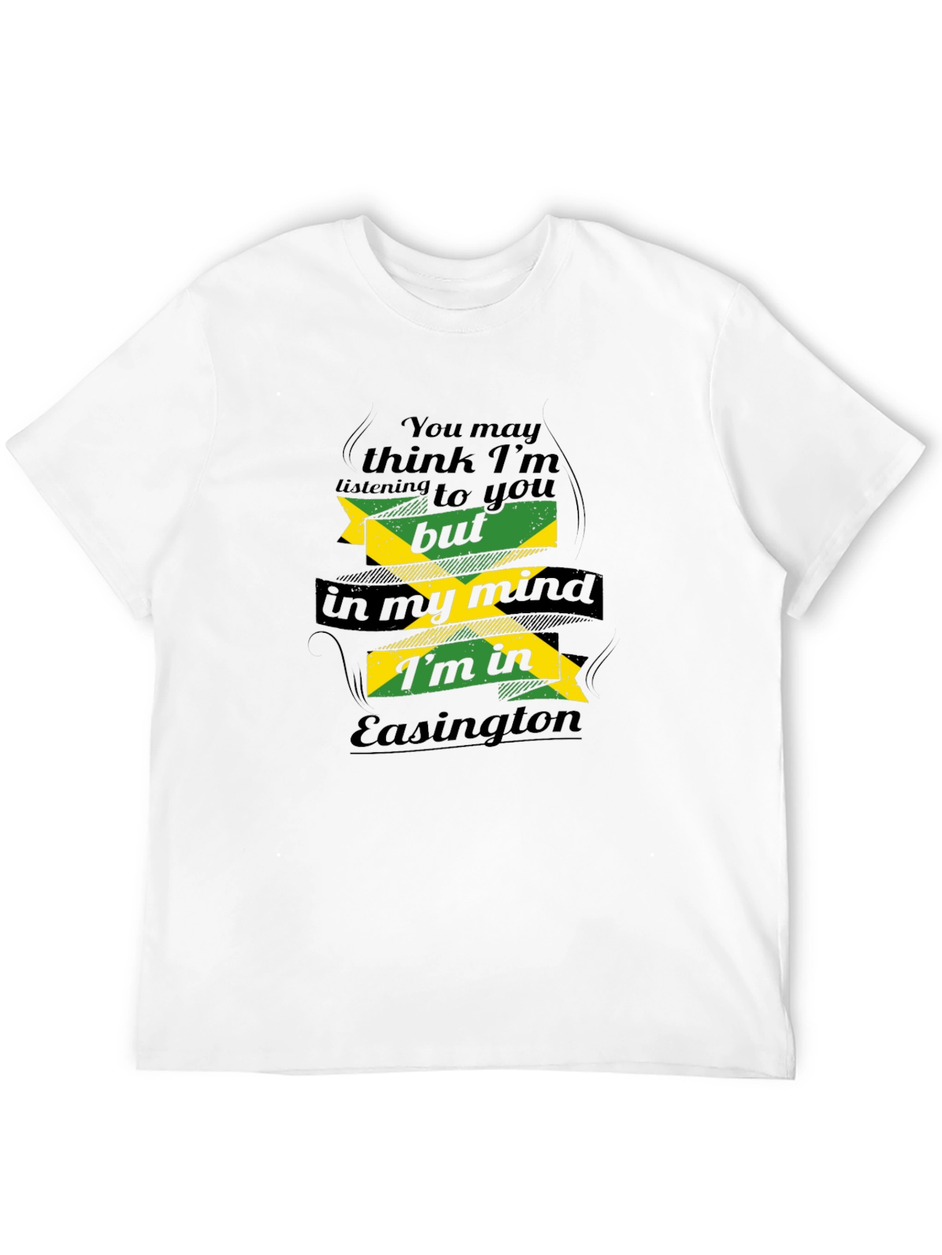 Easington Mind T-Shirt - Jamaican Flag Style