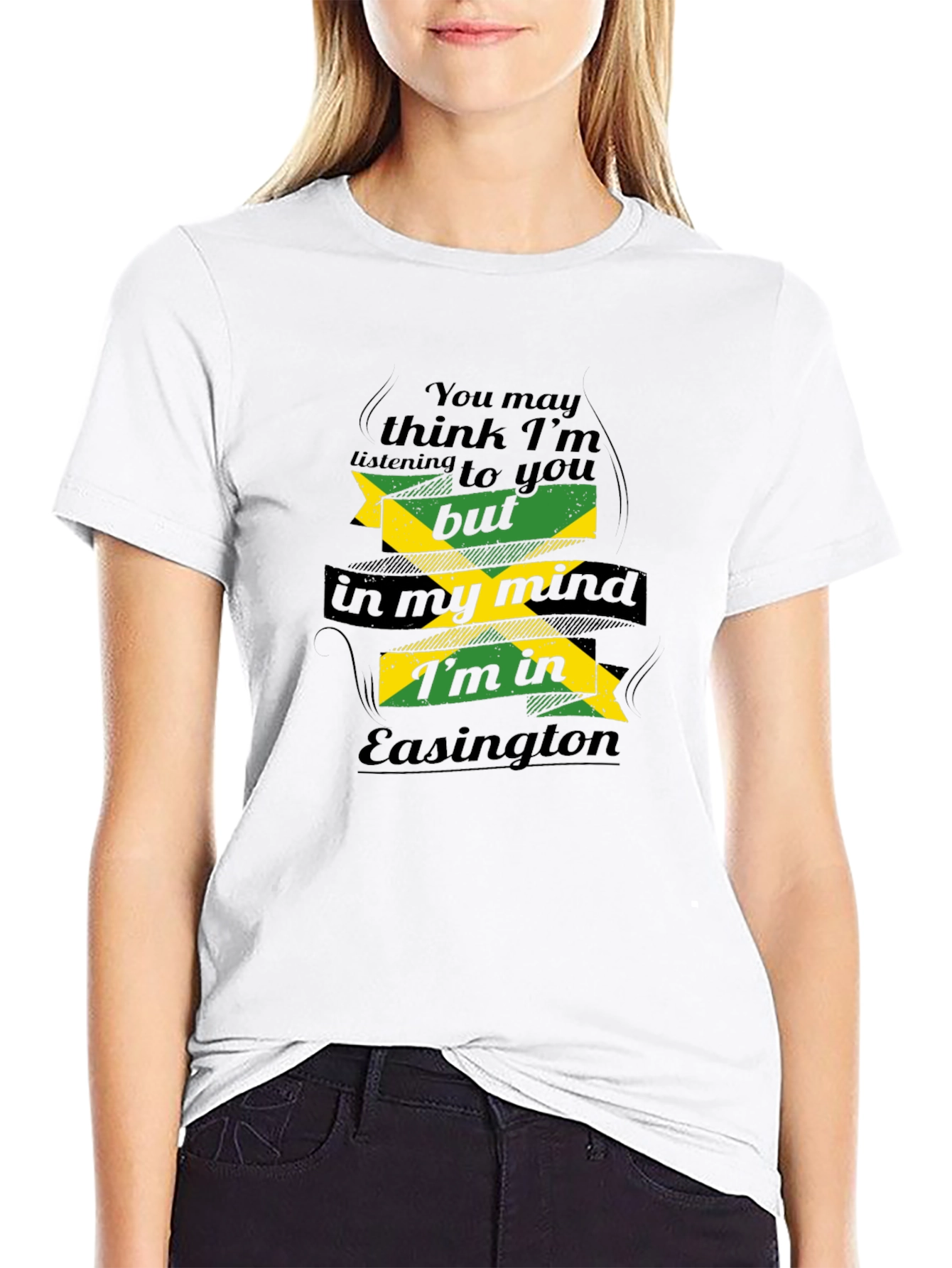 Easington Mind T-Shirt - Jamaican Flag Style