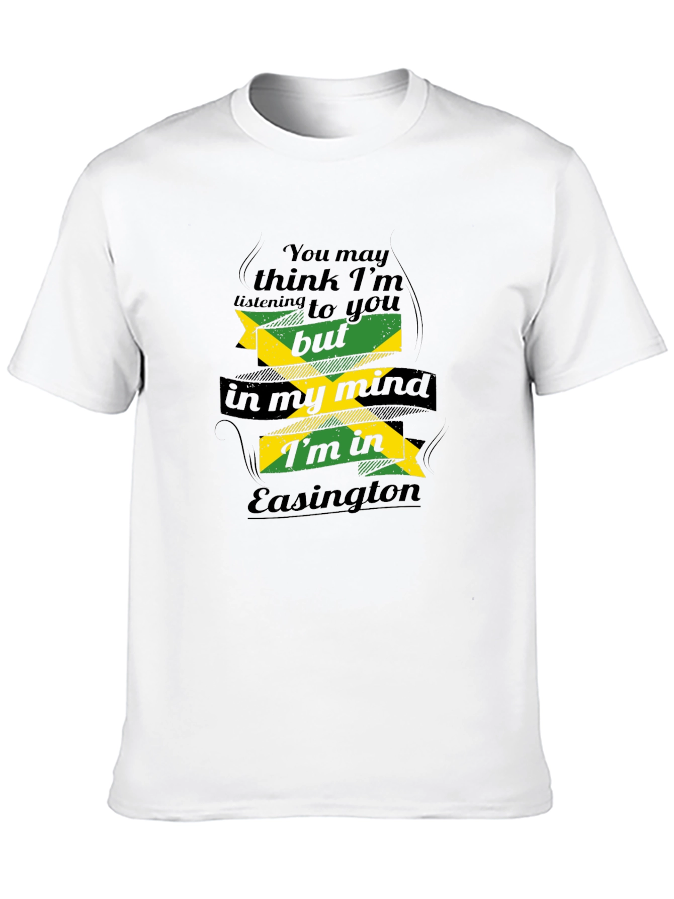 Easington Mind T-Shirt - Jamaican Flag Style