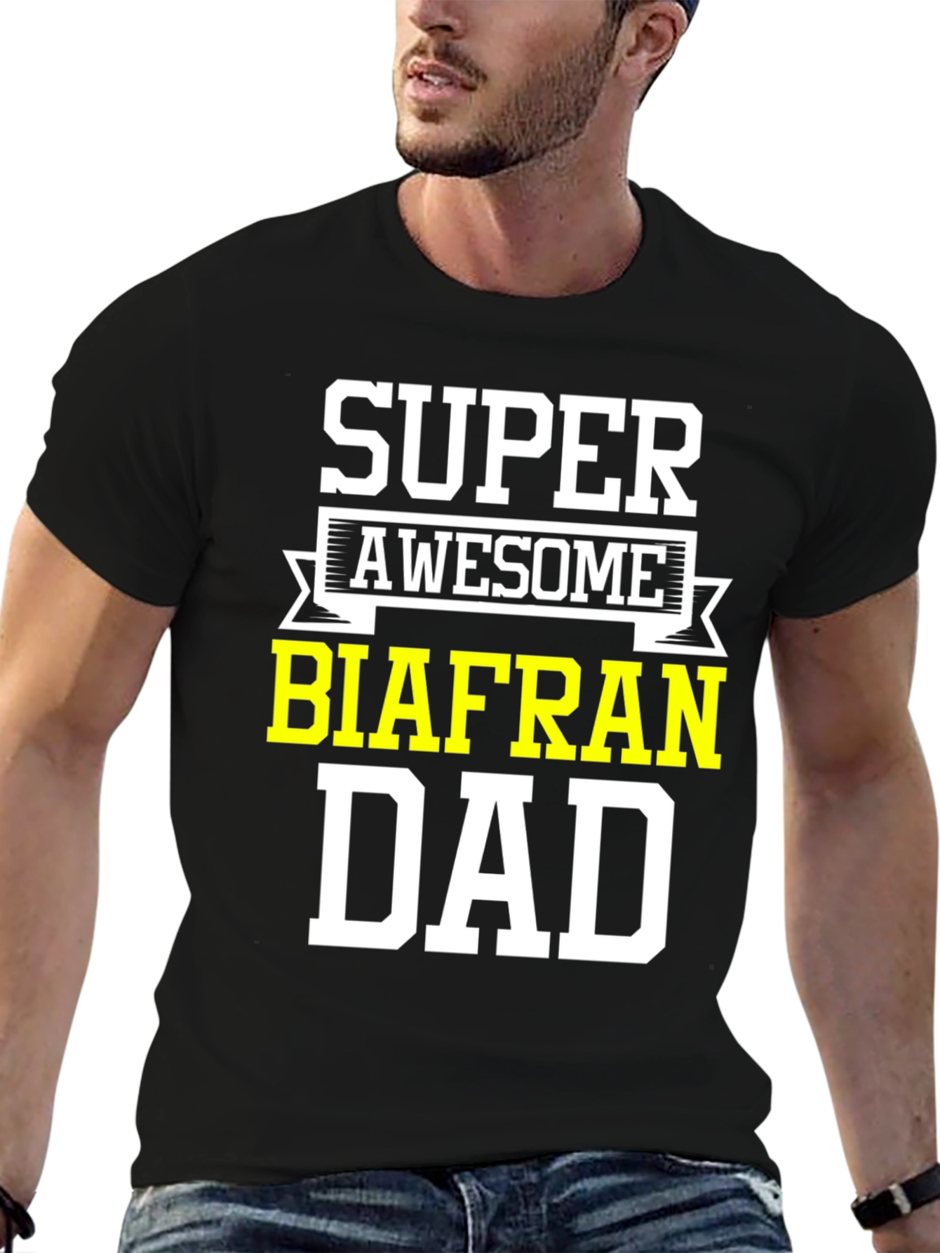 Super Awesome Biafran Dad T-Shirt