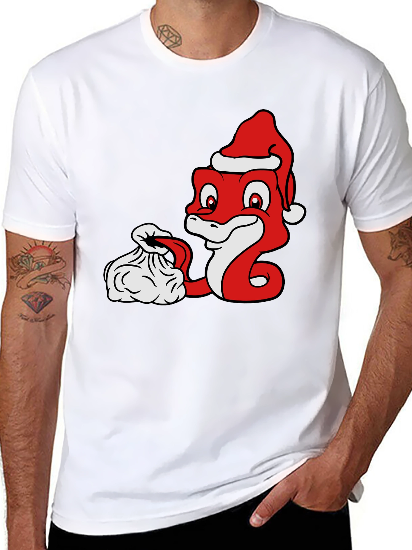 Festive Snake Graphic Tee