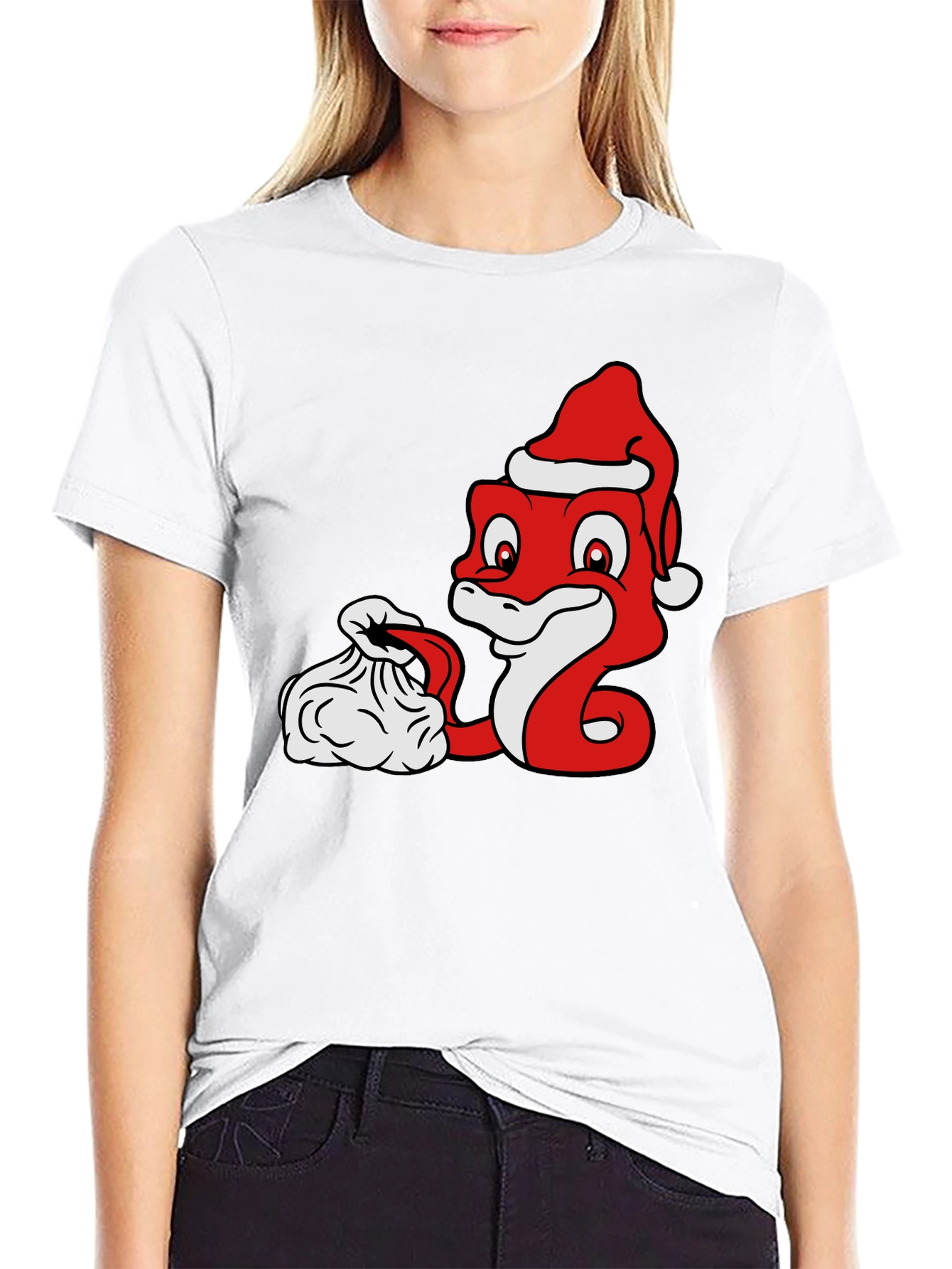 Festive Snake Graphic Tee