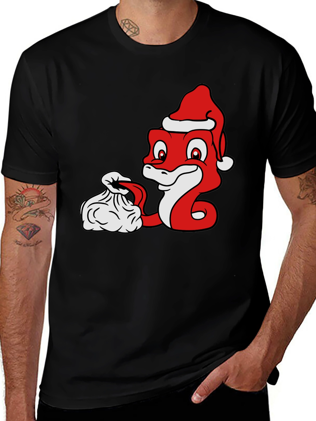 Festive Snake Graphic Tee