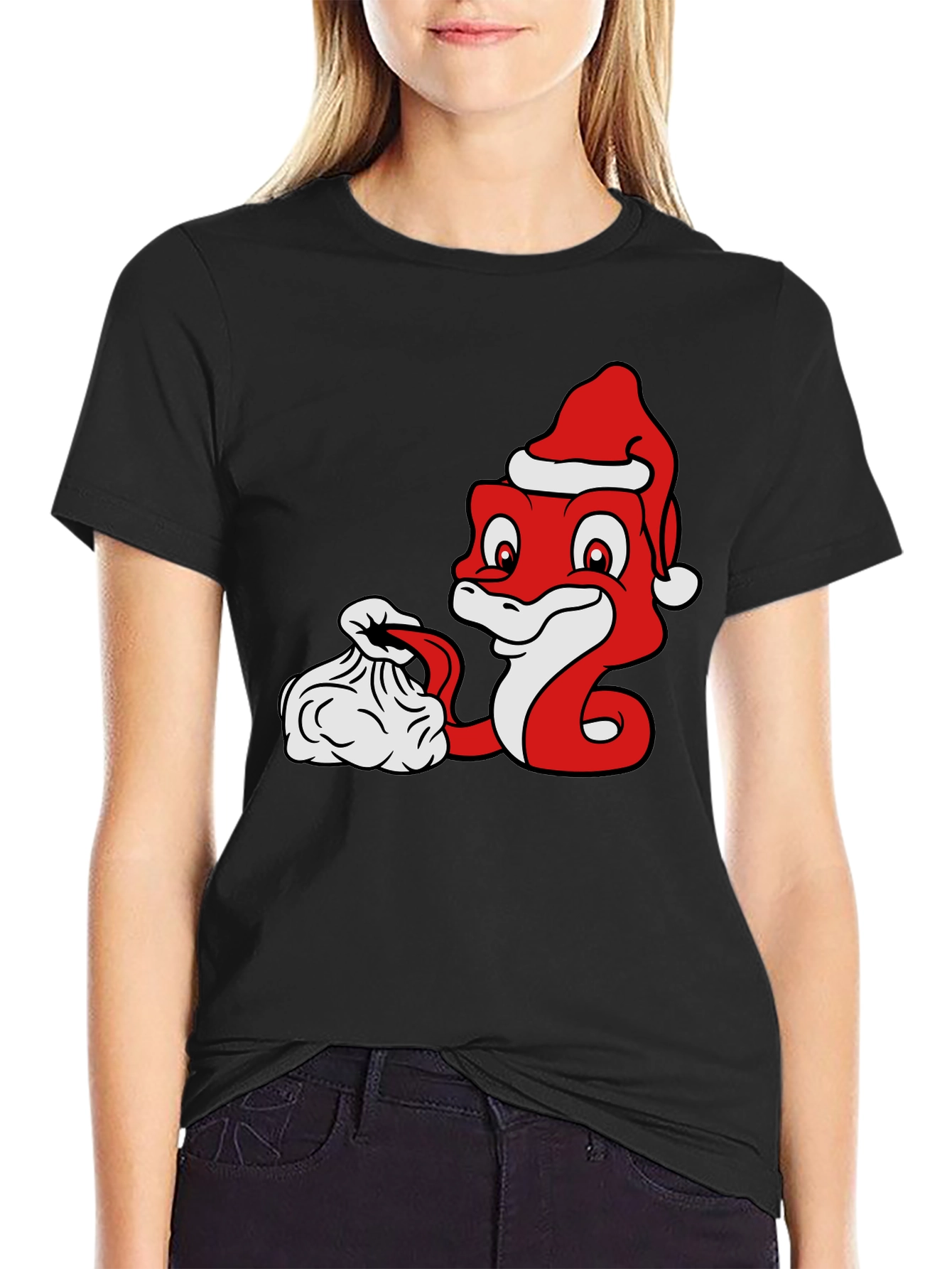 Festive Snake Graphic Tee