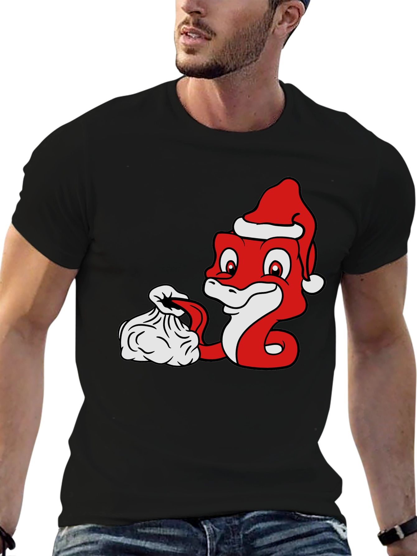 Festive Snake Graphic Tee