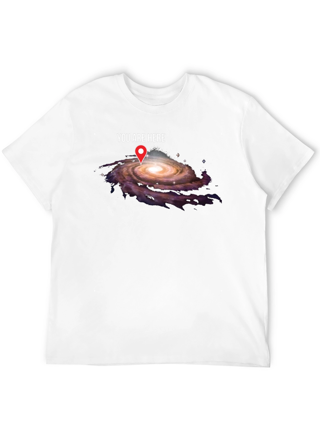 You Are Here Galaxy Graphic T-Shirt
