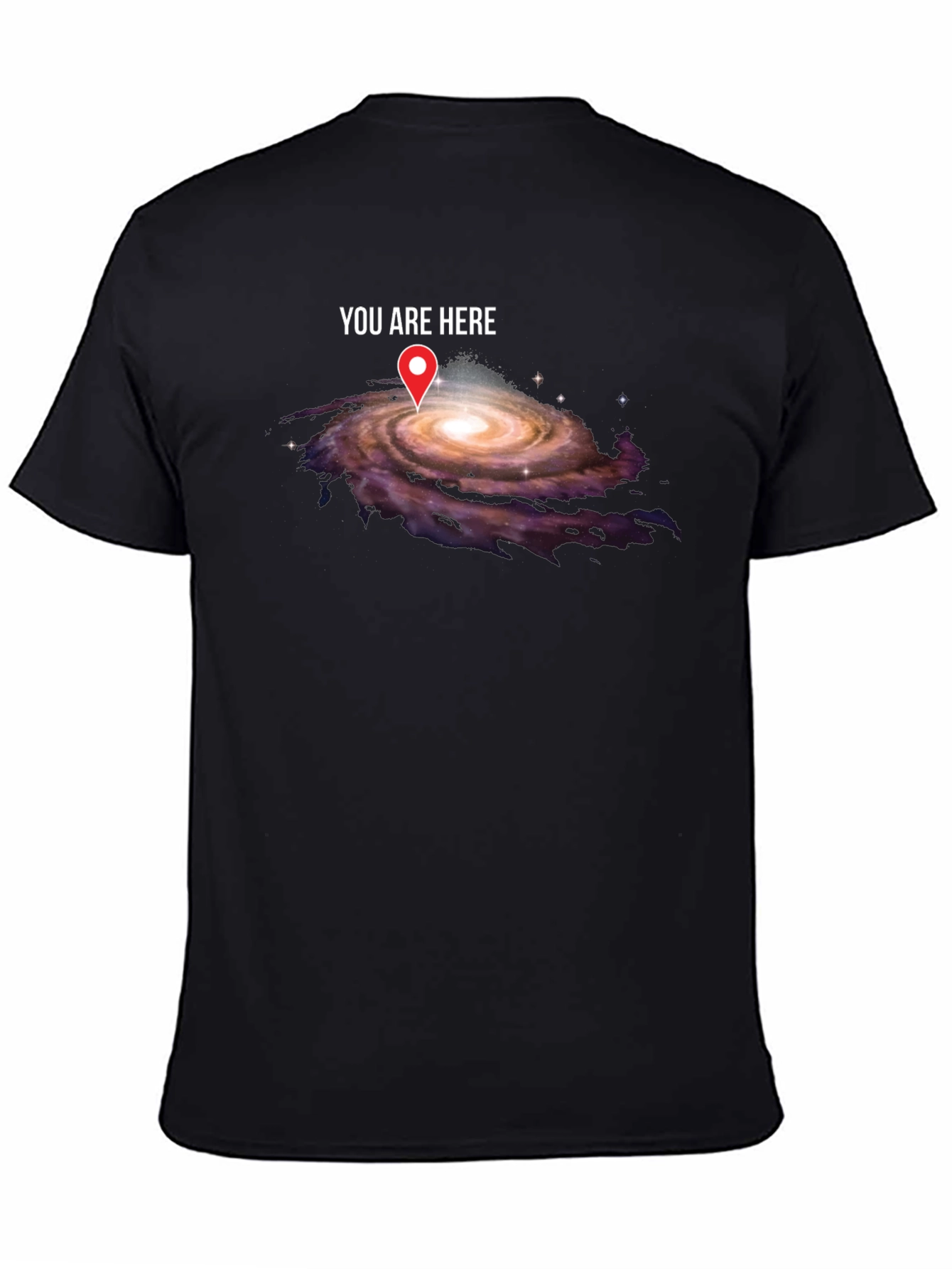 You Are Here Galaxy Graphic T-Shirt