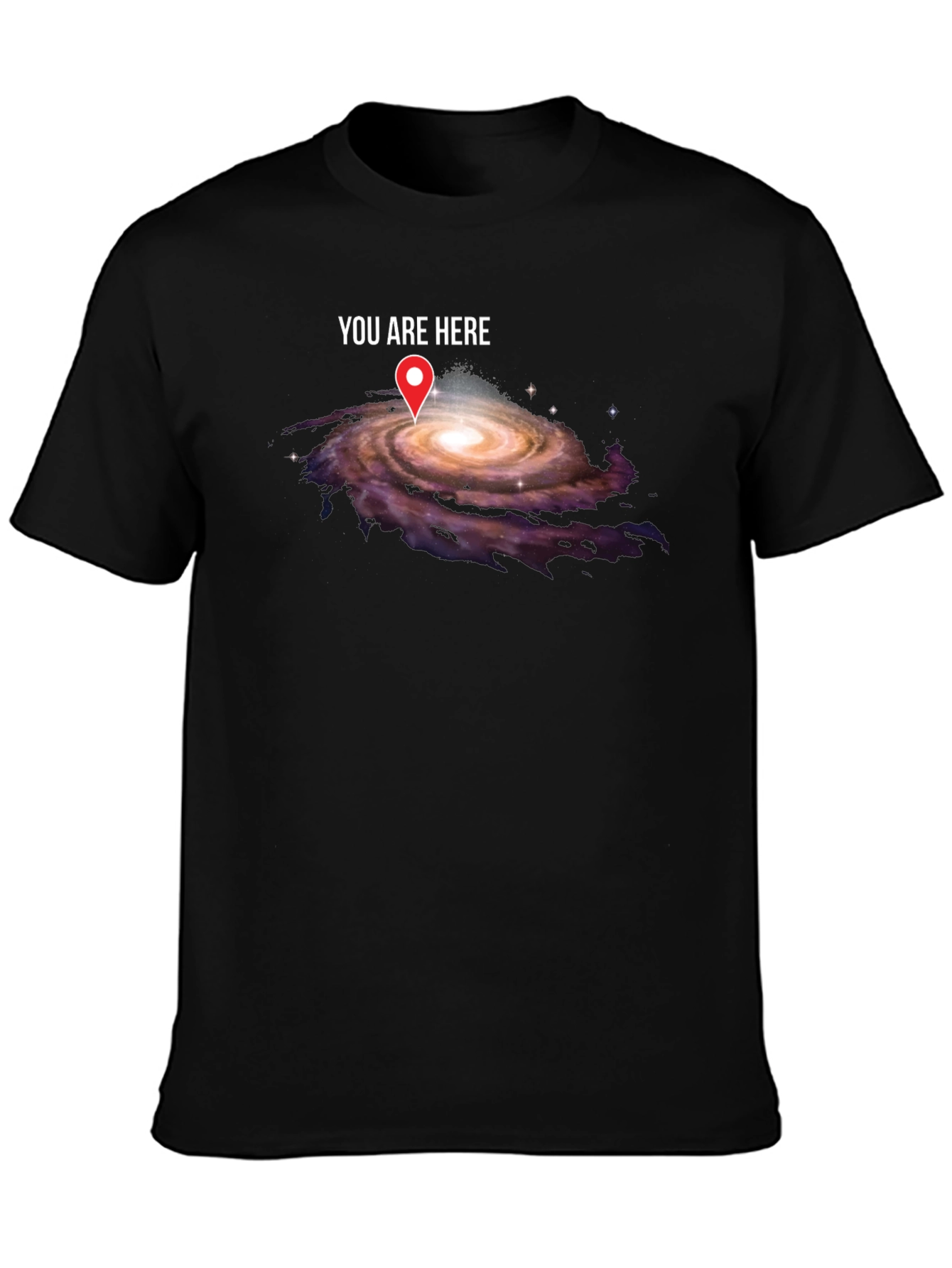 You Are Here Galaxy Graphic T-Shirt