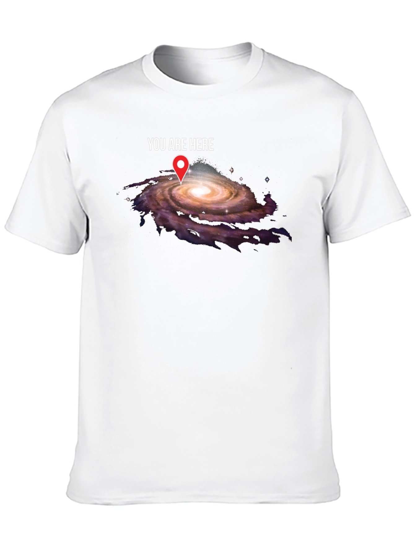 You Are Here Galaxy Graphic T-Shirt