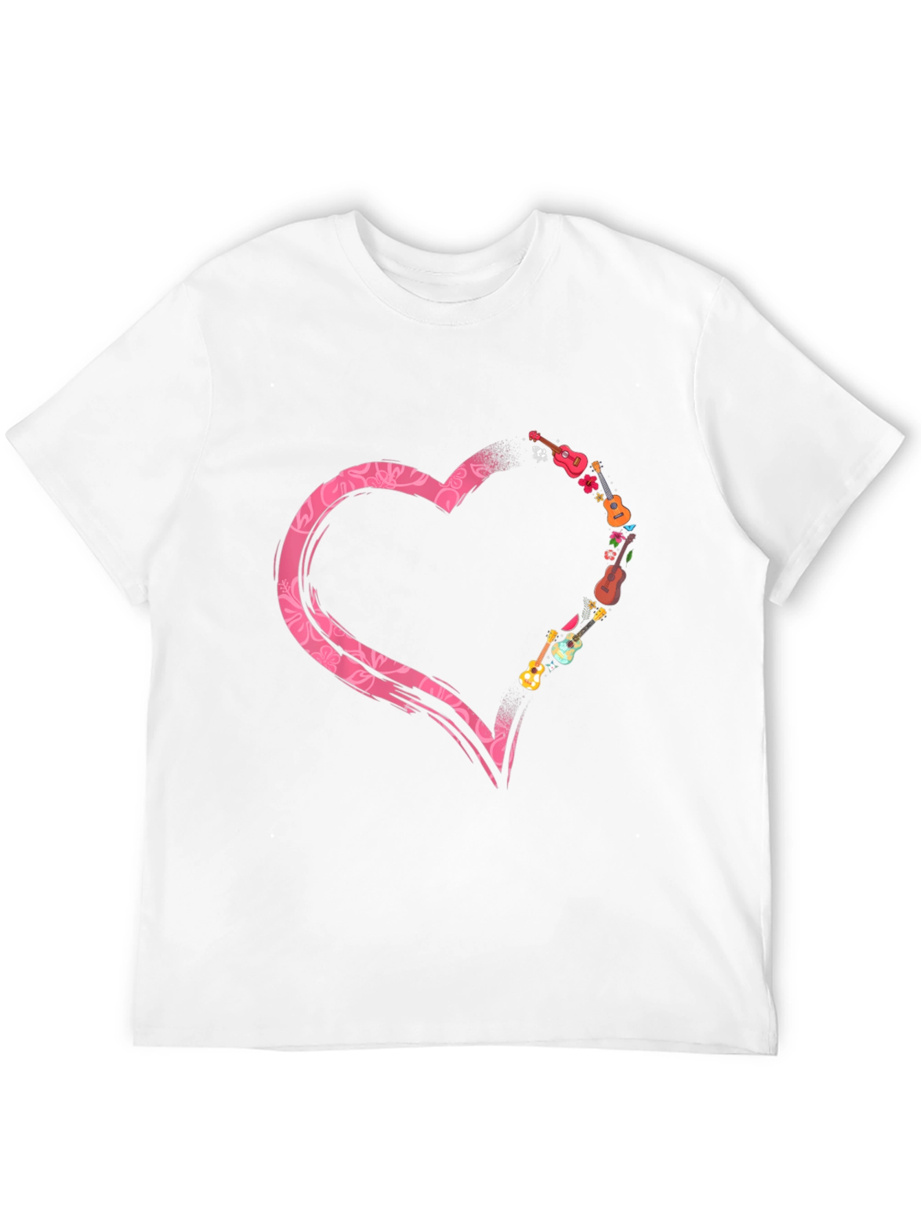 Musical Heart Graphic Tee - Black