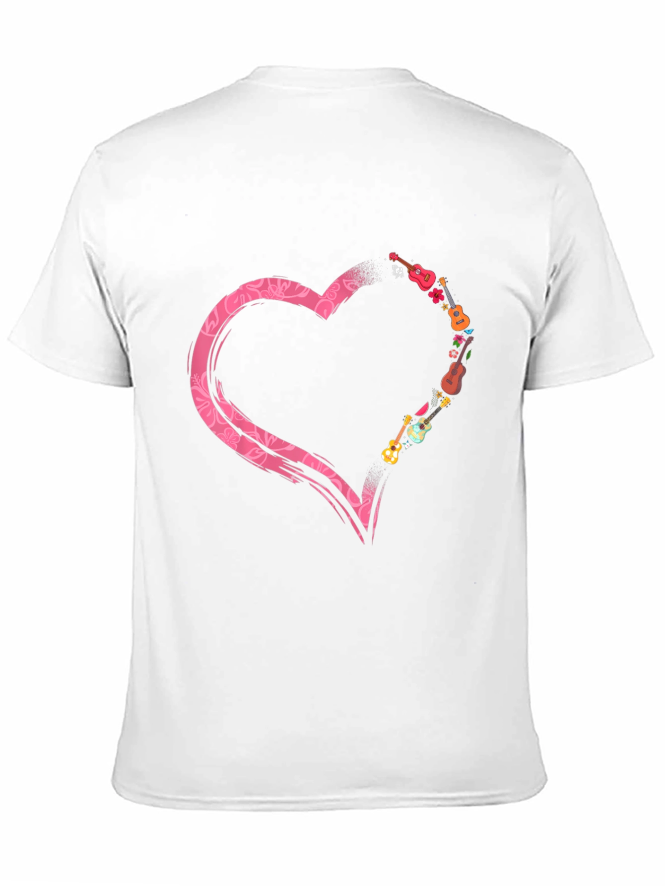 Musical Heart Graphic Tee - Black