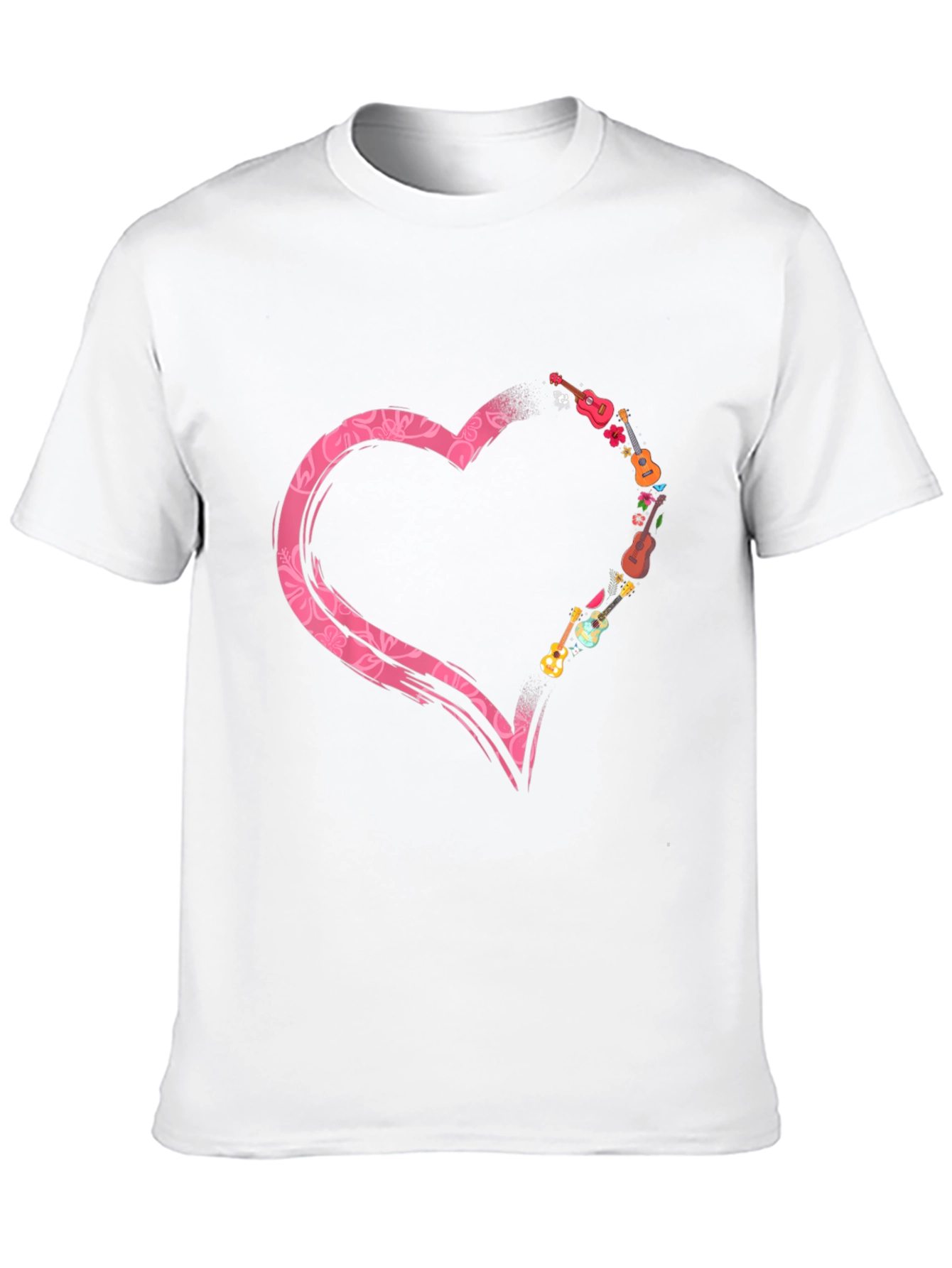 Musical Heart Graphic Tee - Black