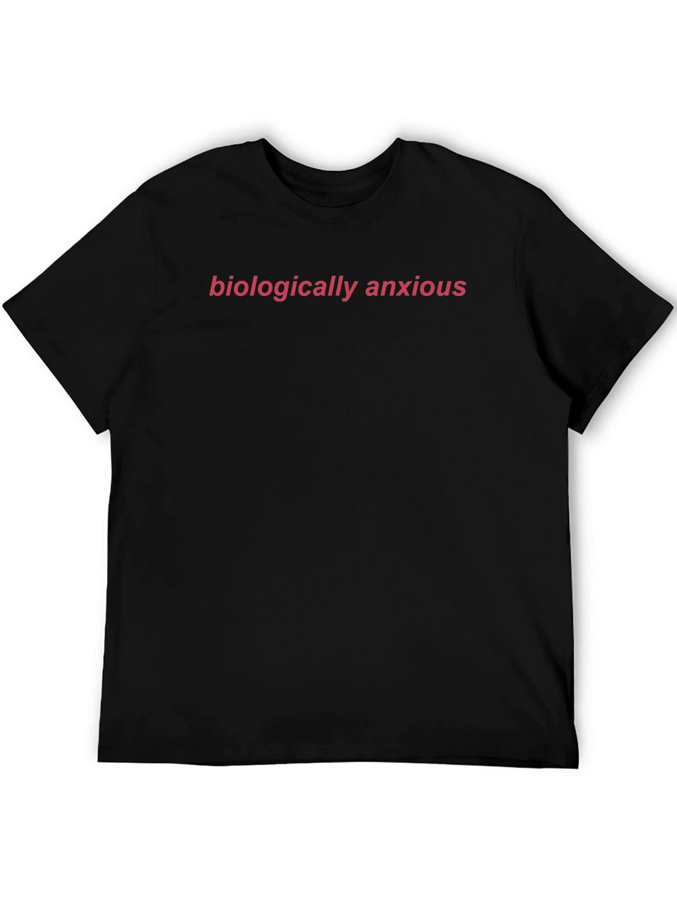 Biologically Anxious Graphic Tee - Black