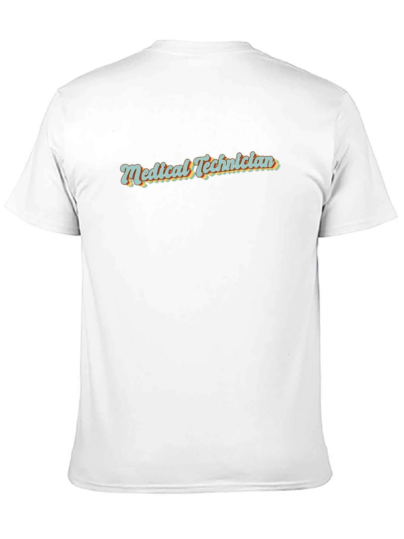 Medical Technician Retro Style Black T-Shirt