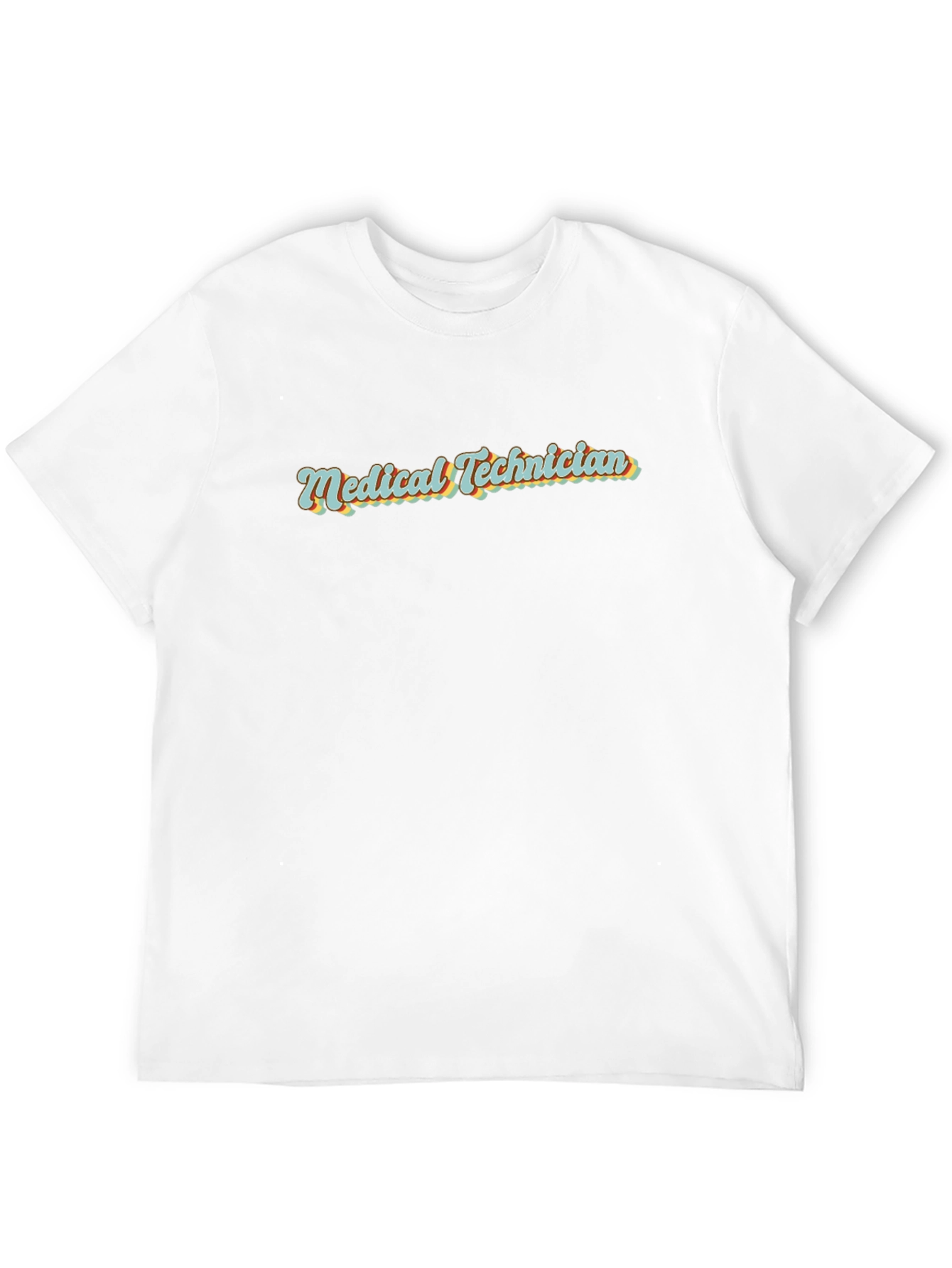 Medical Technician Retro Style Black T-Shirt