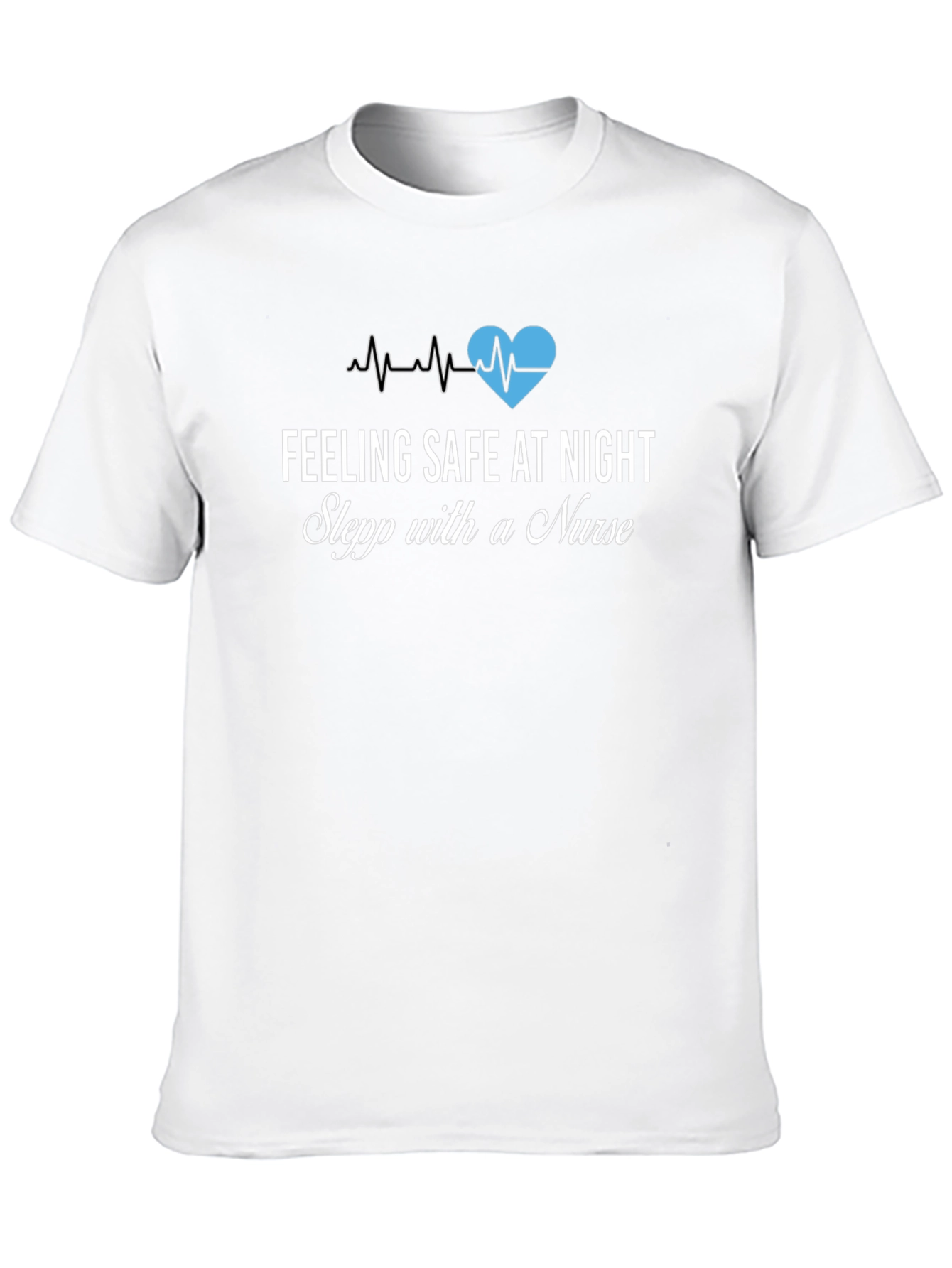 Feeling Safe At Night Nurse Graphic Tee