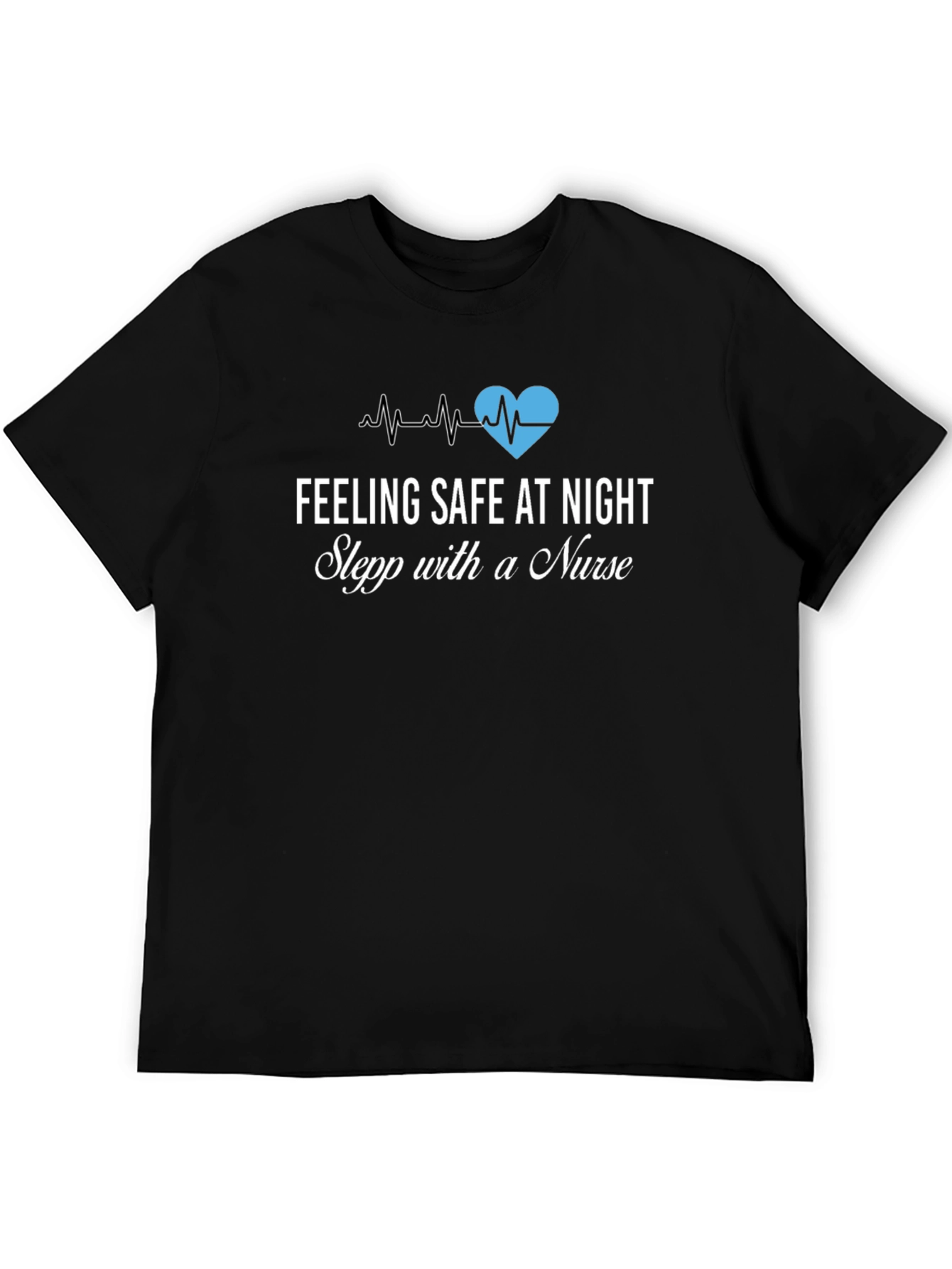 Feeling Safe At Night Nurse Graphic Tee