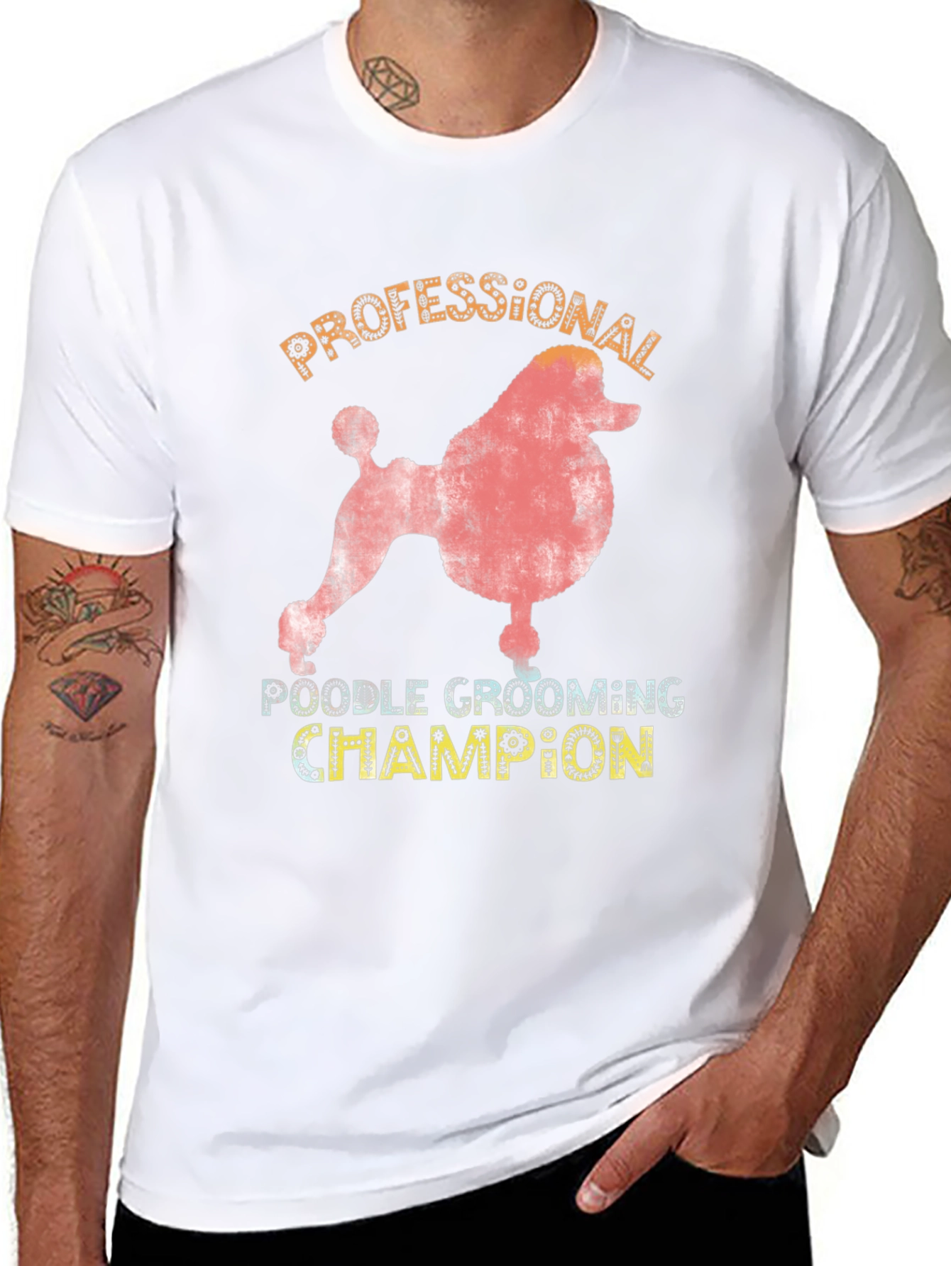 Professional Poodle Grooming Champion T-Shirt