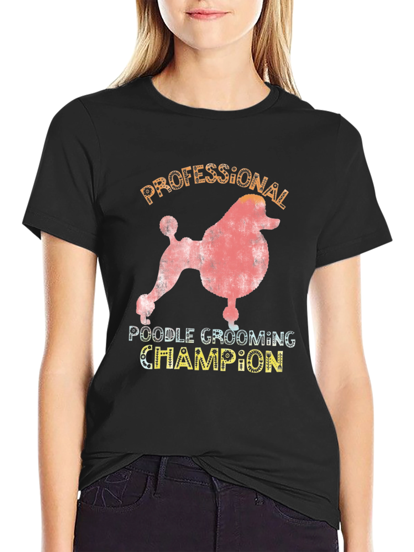 Professional Poodle Grooming Champion T-Shirt