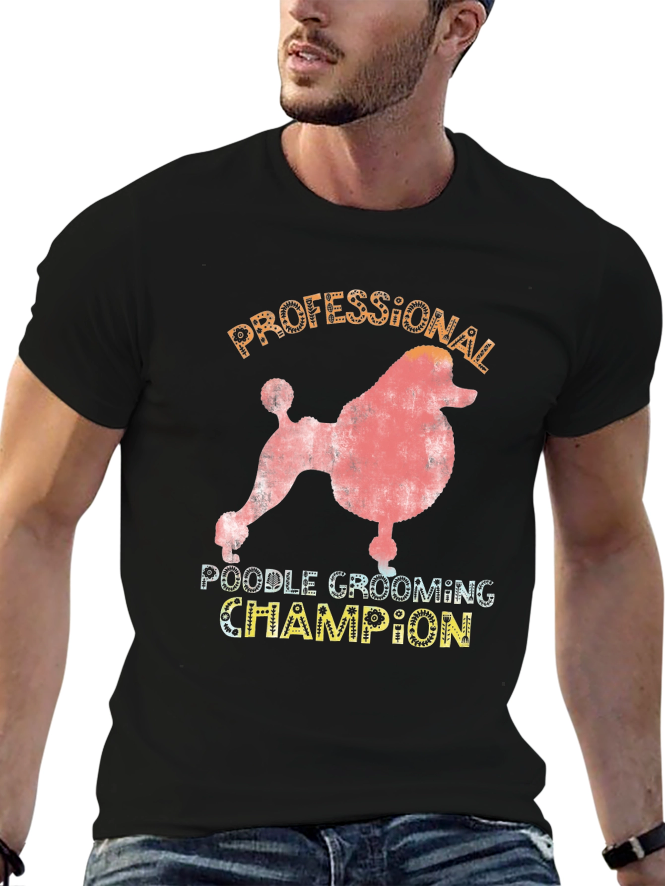 Professional Poodle Grooming Champion T-Shirt