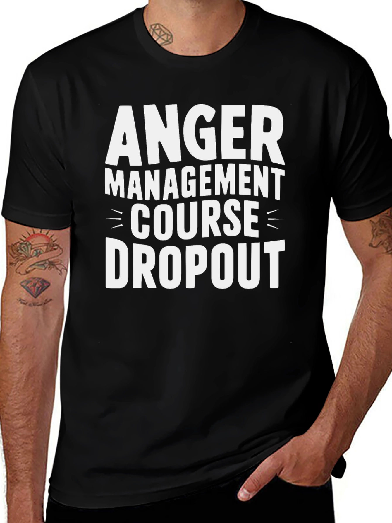 Anger Management Dropout Graphic Tee