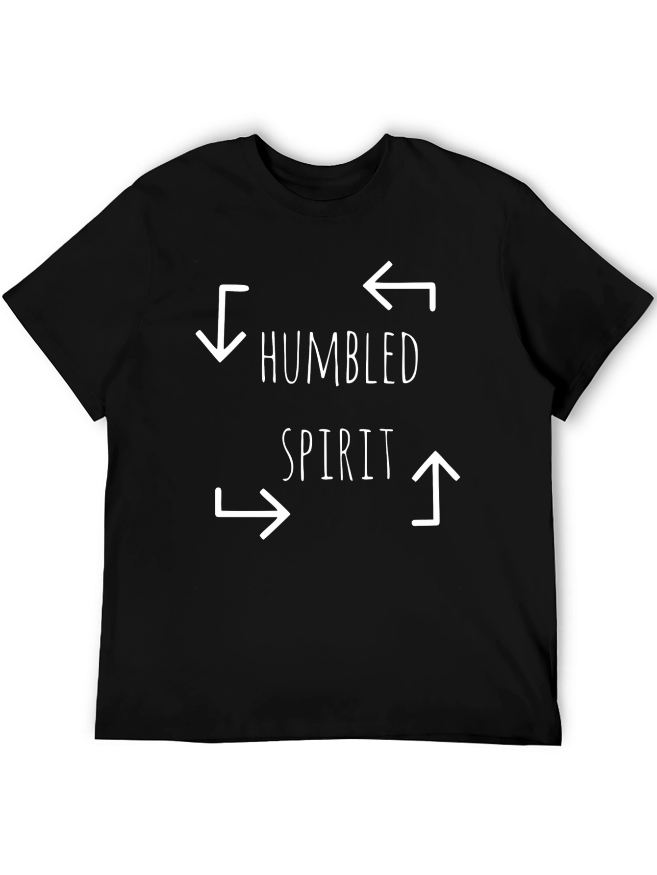 Humbled Spirit Graphic Tee - Casual Cotton Comfort