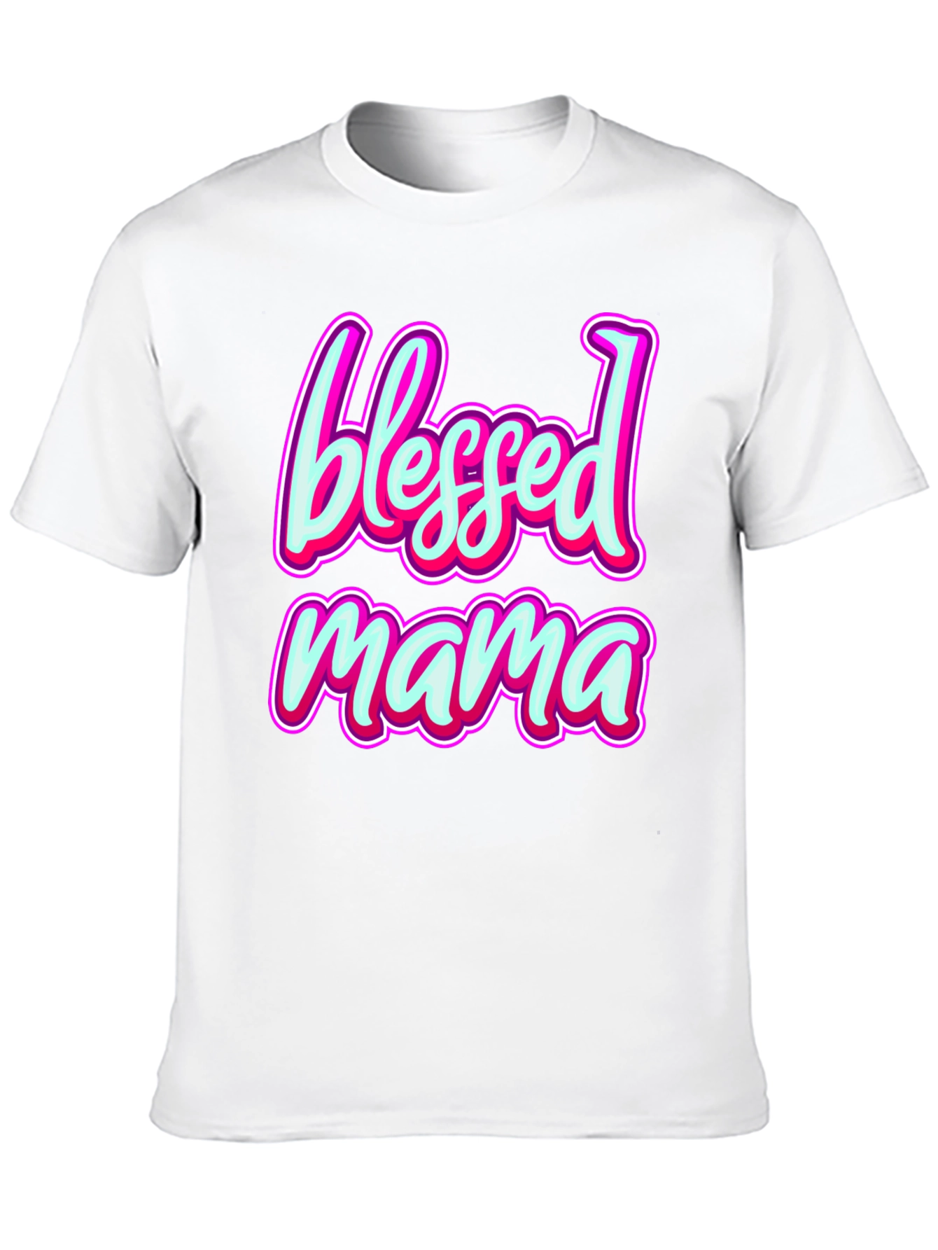 Blessed Mama Graphic Tee - Stylish Comfort Fit