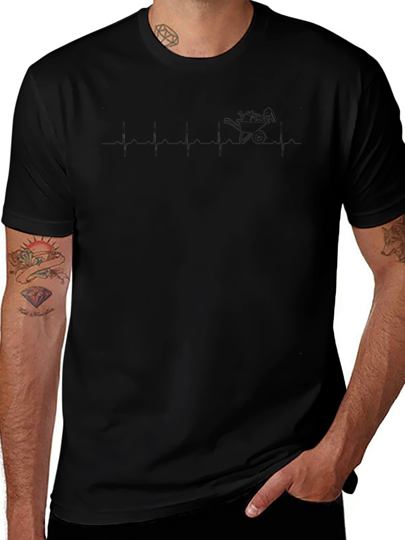 Gardening Heartbeat T-Shirt