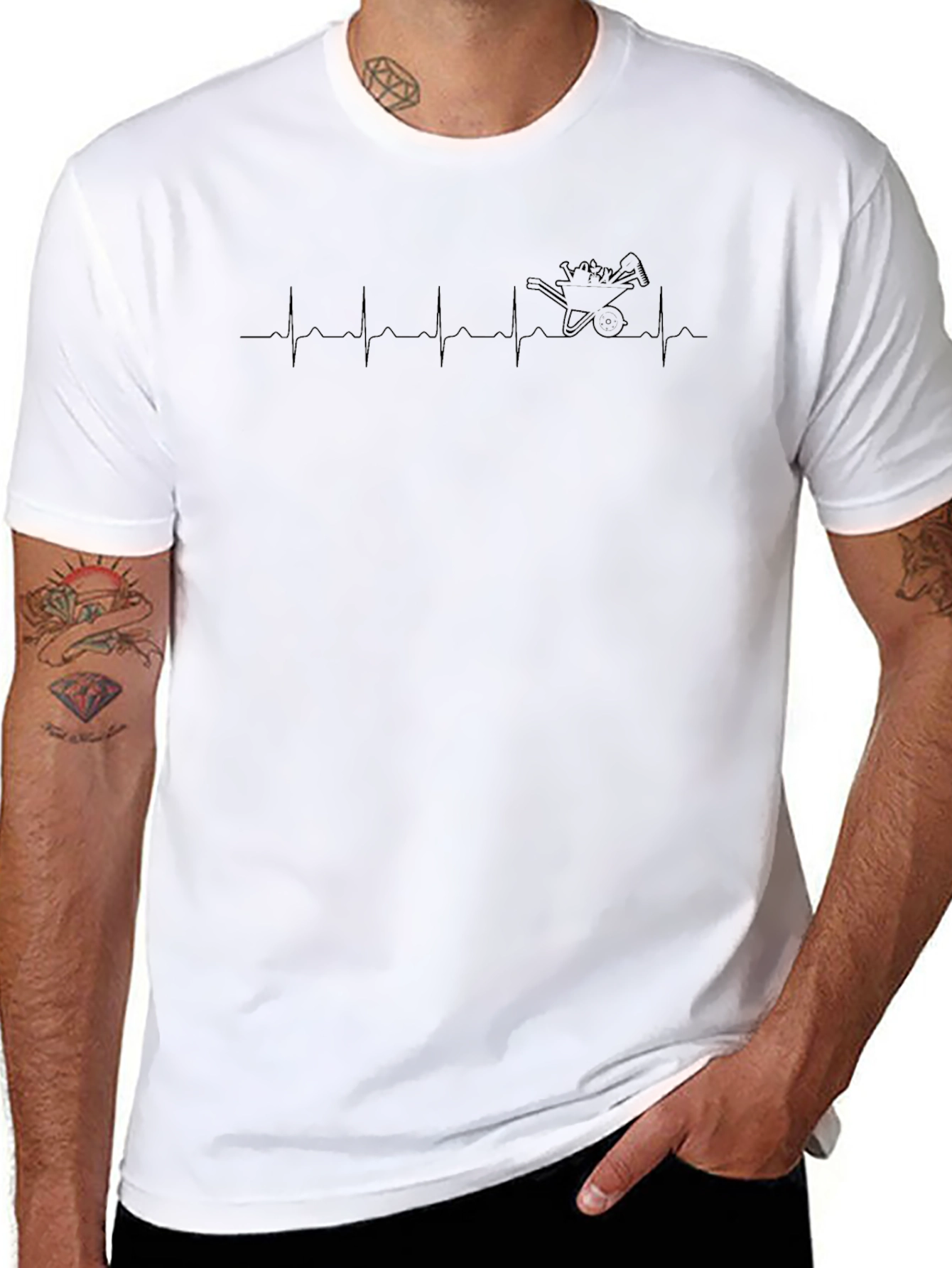 Gardening Heartbeat T-Shirt