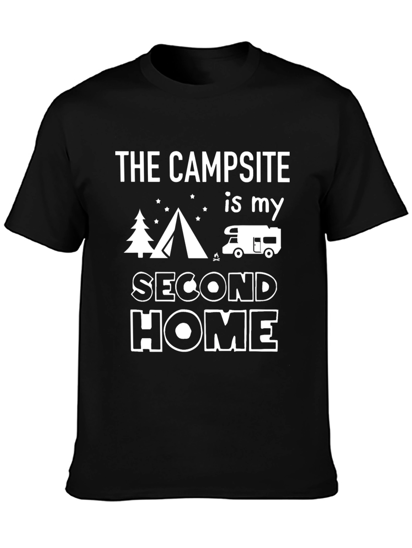 The Campsite is My Second Home Graphic Tee